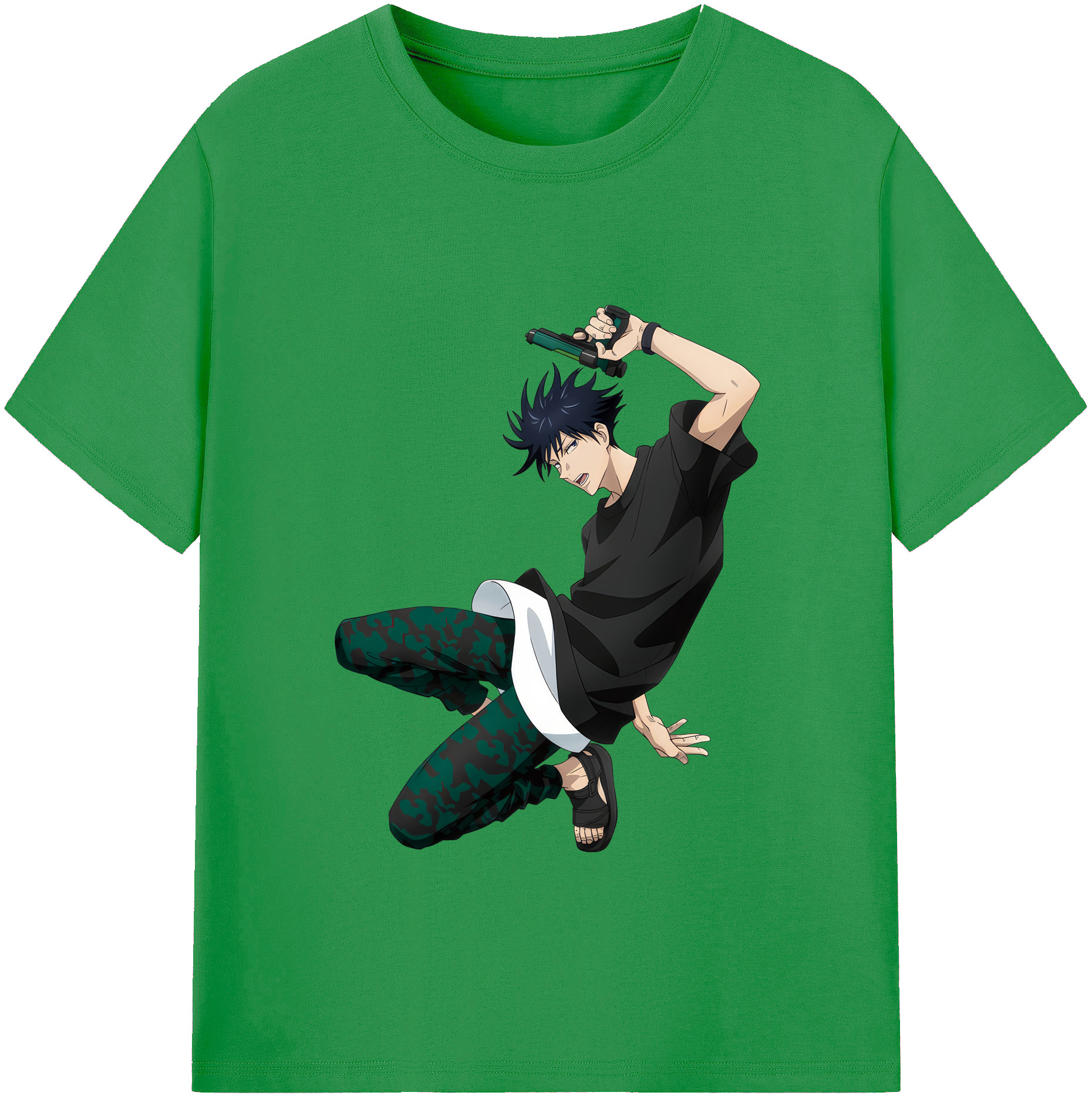 （画像用） 呪術廻戦 Jujutsu Kaisen レディースカジュアルプリントTシャツ（綿100％）