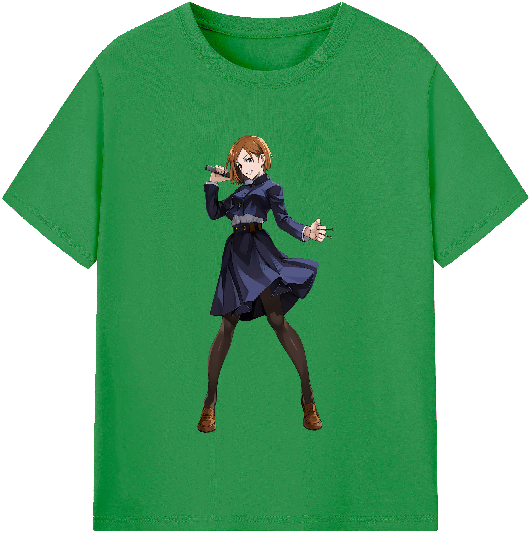 （画像用） 呪術廻戦 Jujutsu Kaisen レディースカジュアルプリントTシャツ（綿100％）