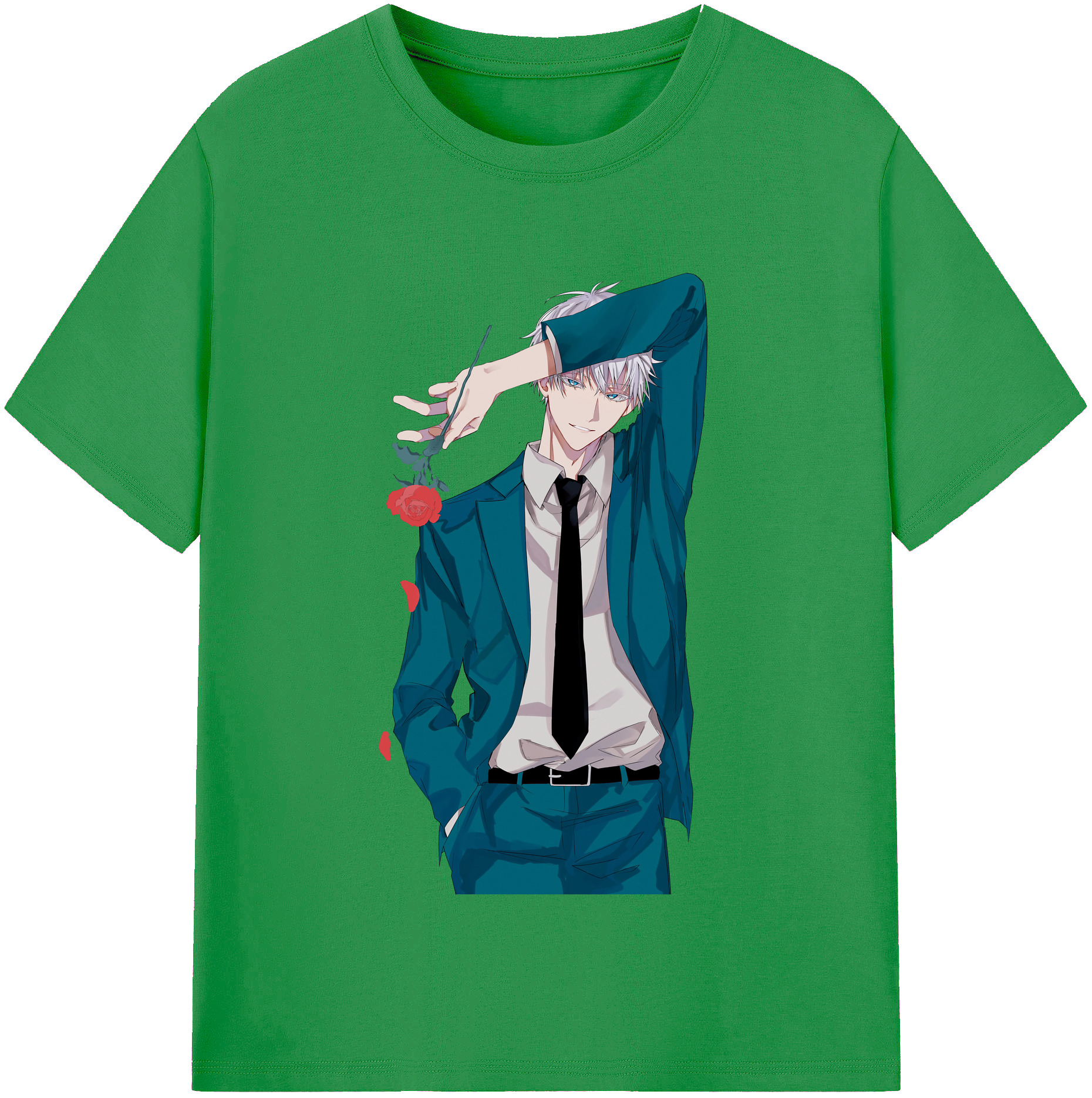 （画像用） 呪術廻戦 Jujutsu Kaisen レディースカジュアルプリントTシャツ（綿100％）
