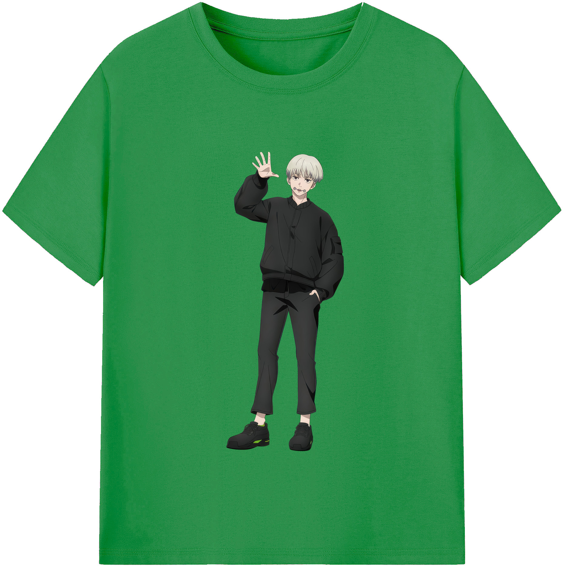 （画像用） 呪術廻戦 Jujutsu Kaisen レディースカジュアルプリントTシャツ（綿100％）
