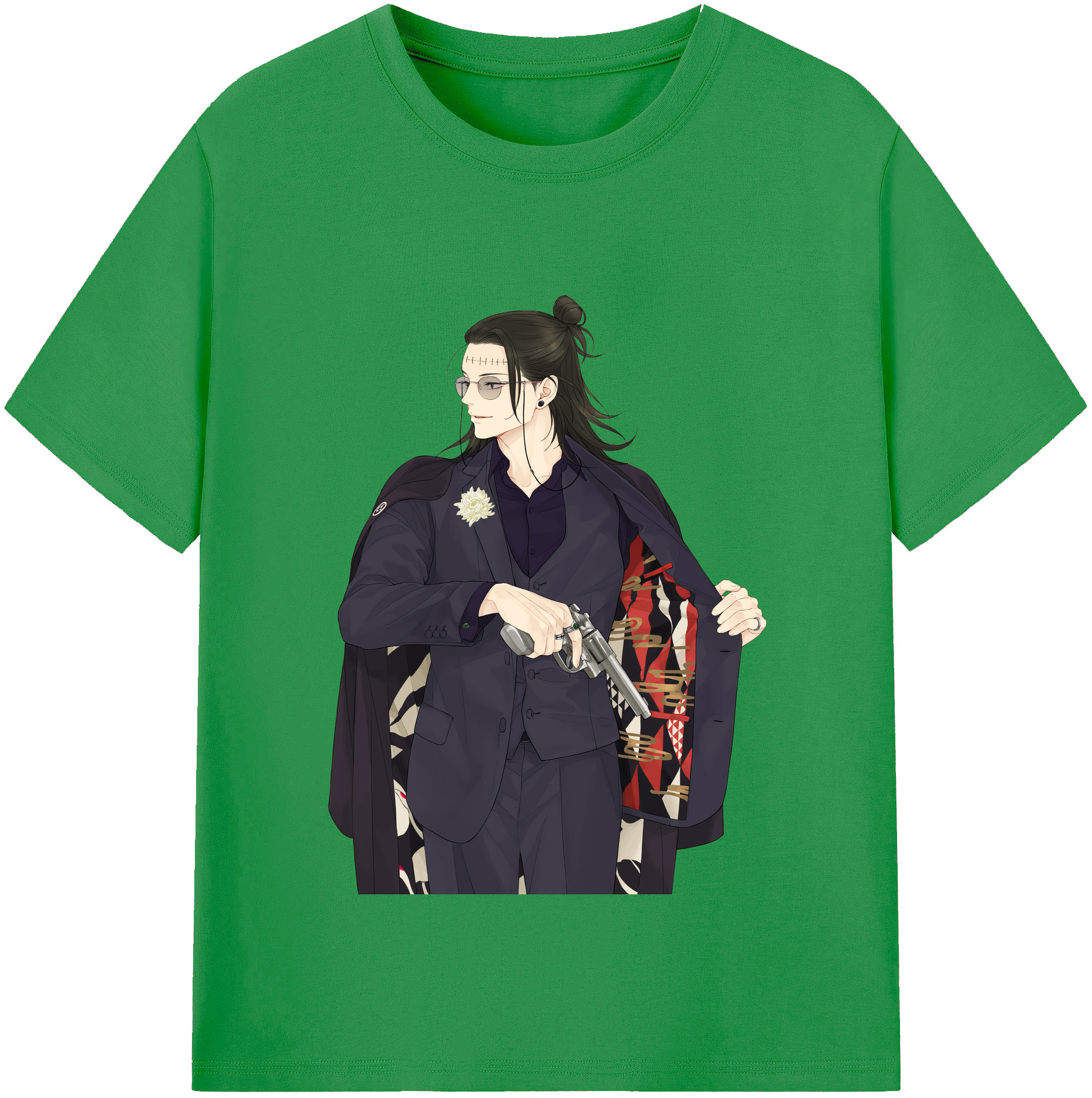 （画像用） 呪術廻戦 Jujutsu Kaisen レディースカジュアルプリントTシャツ（綿100％）