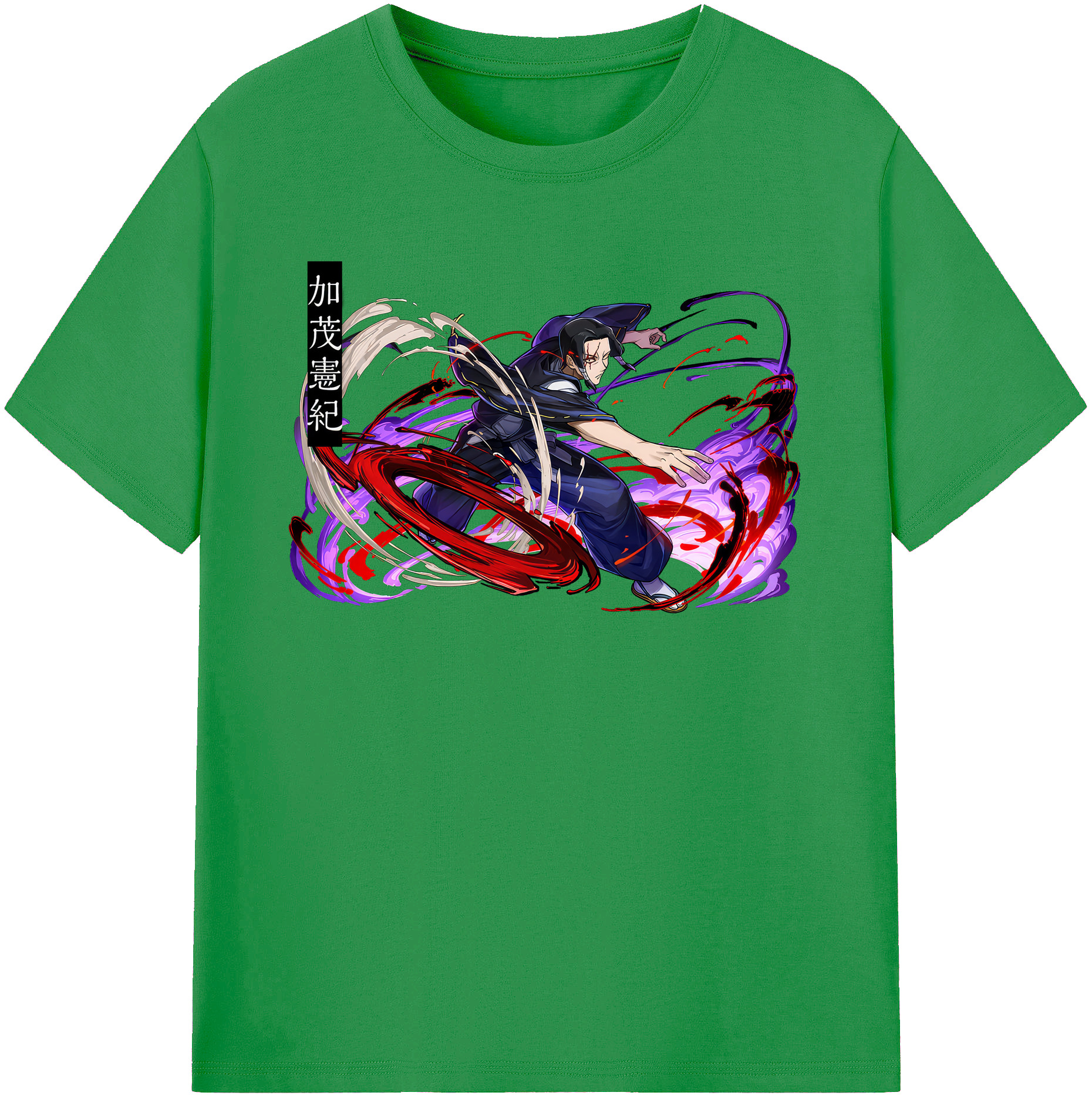 （画像用） 呪術廻戦 Jujutsu Kaisen レディースカジュアルプリントTシャツ（綿100％）