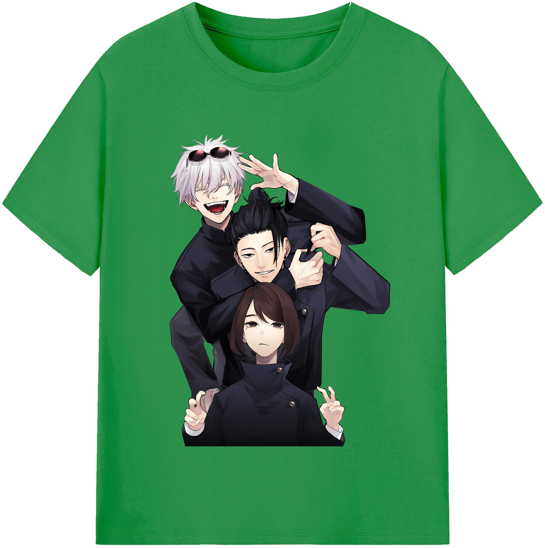 （画像用） 呪術廻戦 Jujutsu Kaisen レディースカジュアルプリントTシャツ（綿100％）