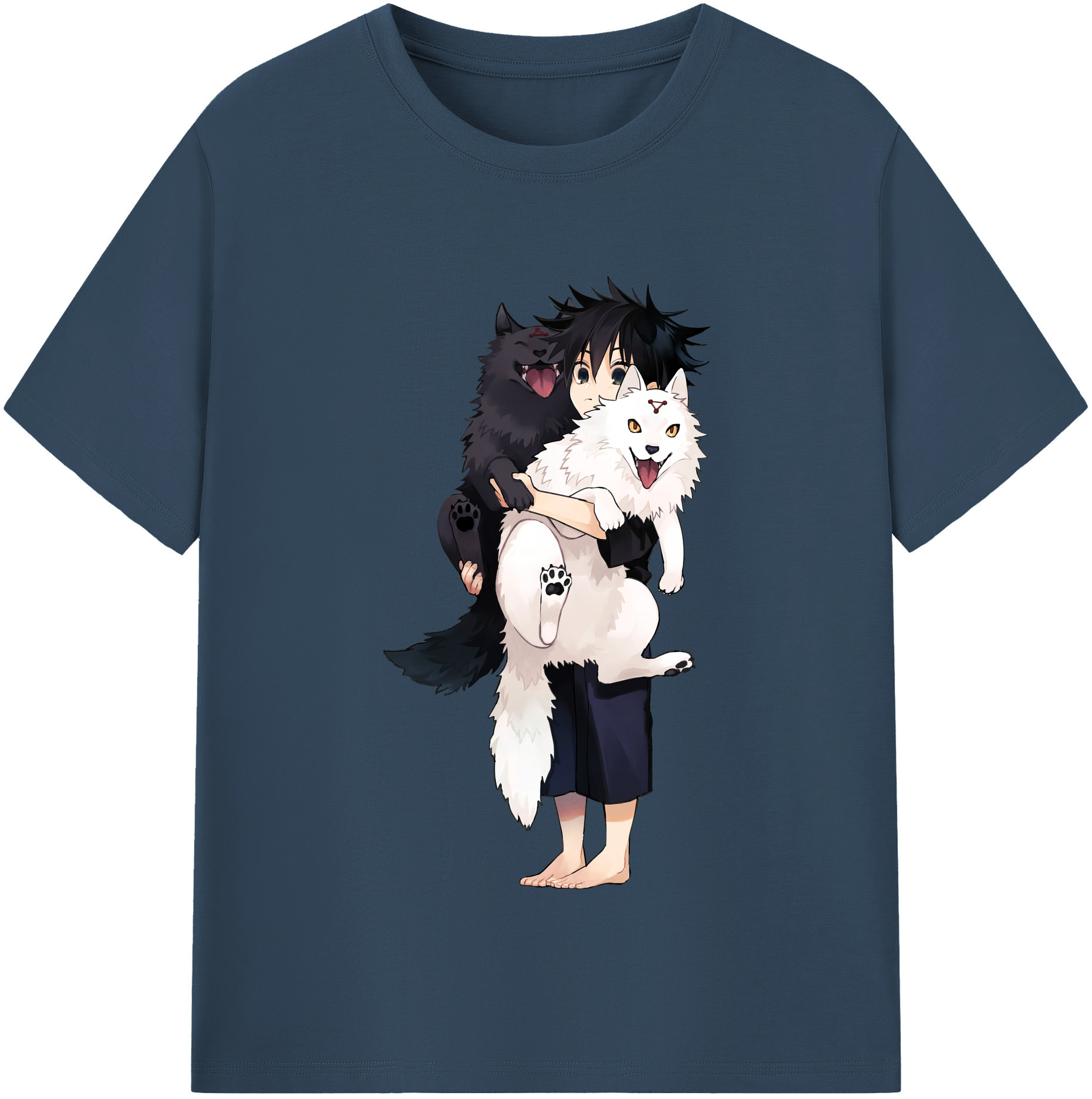 （画像用） 呪術廻戦 Jujutsu Kaisen レディースカジュアルプリントTシャツ（綿100％）