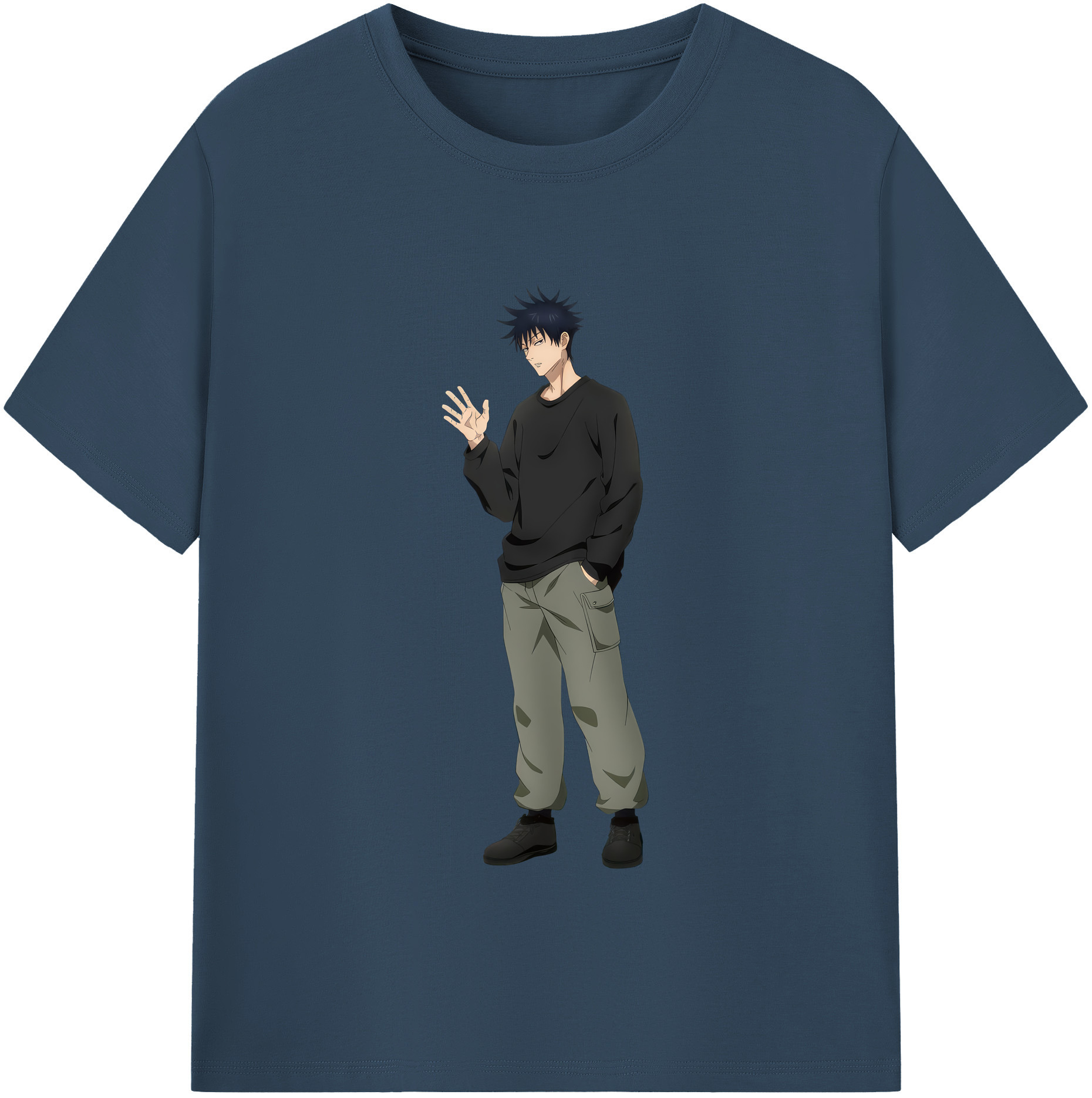 （画像用） 呪術廻戦 Jujutsu Kaisen レディースカジュアルプリントTシャツ（綿100％）