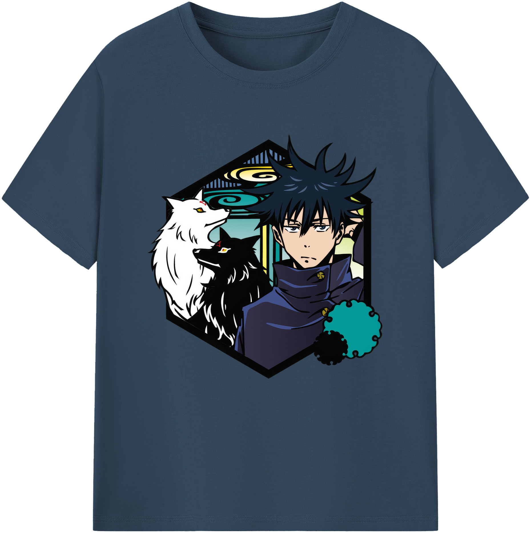 （画像用） 呪術廻戦 Jujutsu Kaisen レディースカジュアルプリントTシャツ（綿100％）
