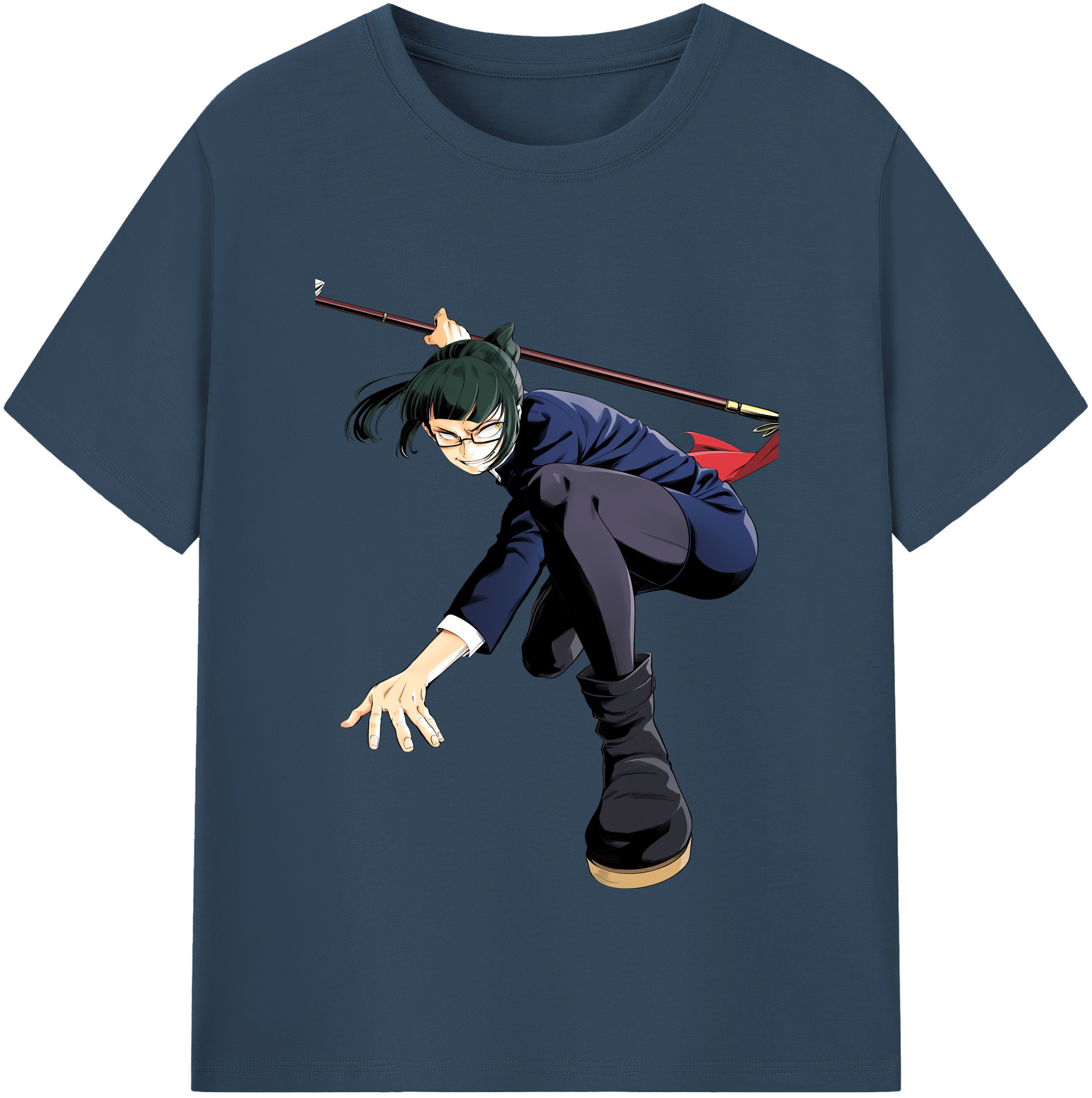 （画像用） 呪術廻戦 Jujutsu Kaisen レディースカジュアルプリントTシャツ（綿100％）