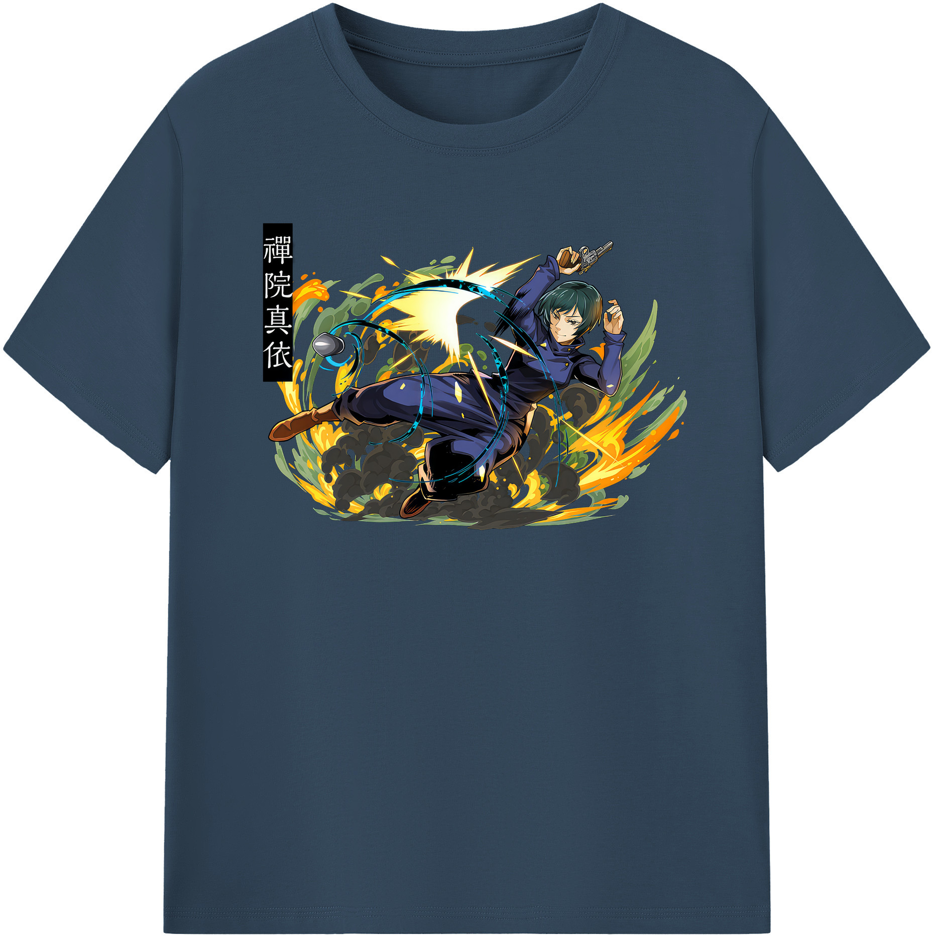（画像用） 呪術廻戦 Jujutsu Kaisen レディースカジュアルプリントTシャツ（綿100％）