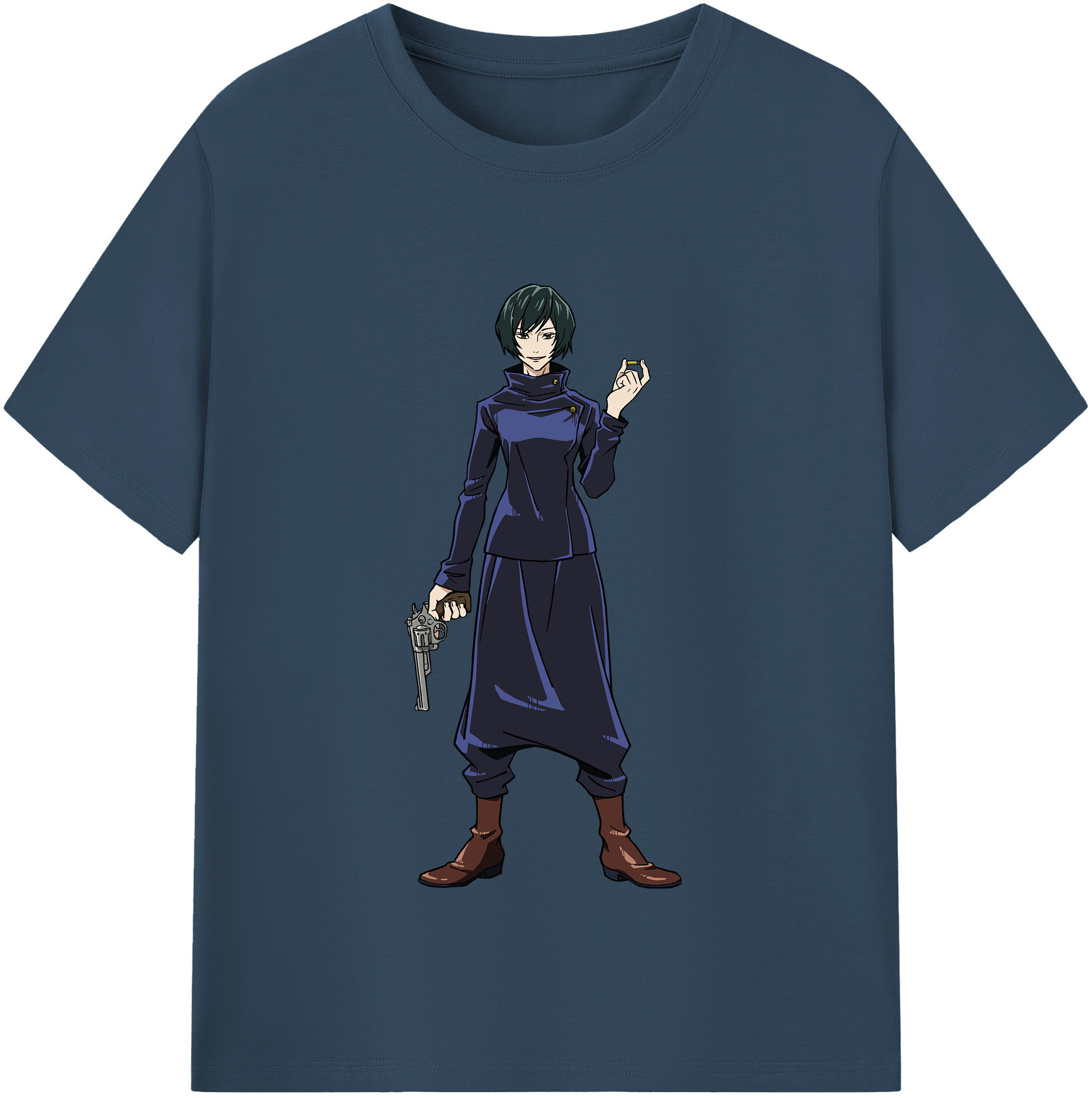 （画像用） 呪術廻戦 Jujutsu Kaisen レディースカジュアルプリントTシャツ（綿100％）