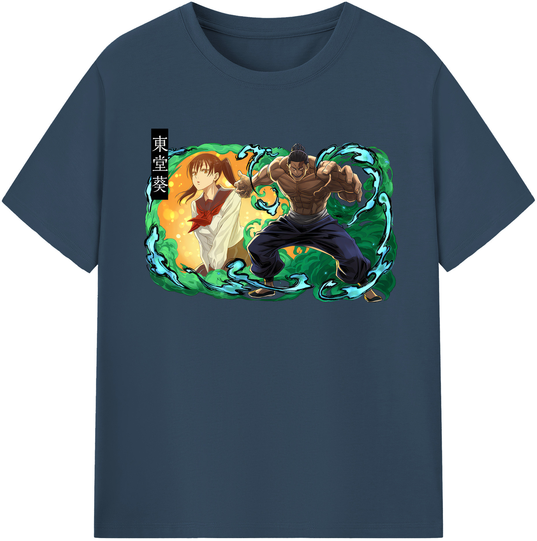 （画像用） 呪術廻戦 Jujutsu Kaisen レディースカジュアルプリントTシャツ（綿100％）