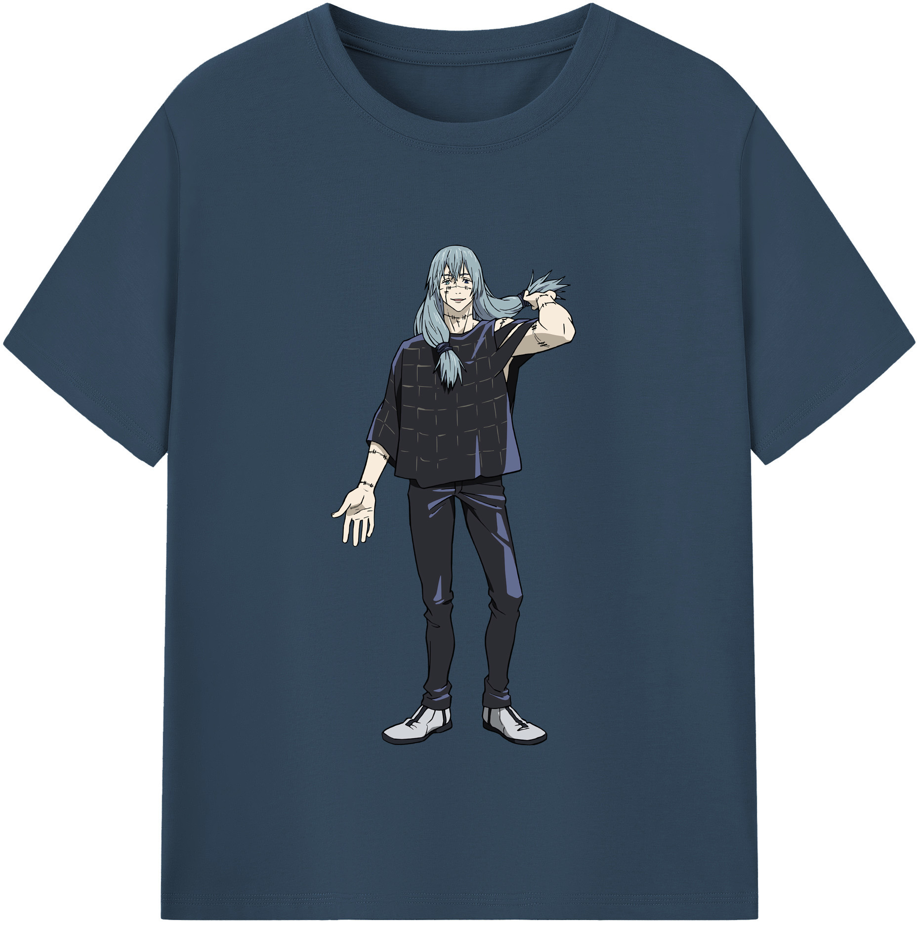 （画像用） 呪術廻戦 Jujutsu Kaisen レディースカジュアルプリントTシャツ（綿100％）