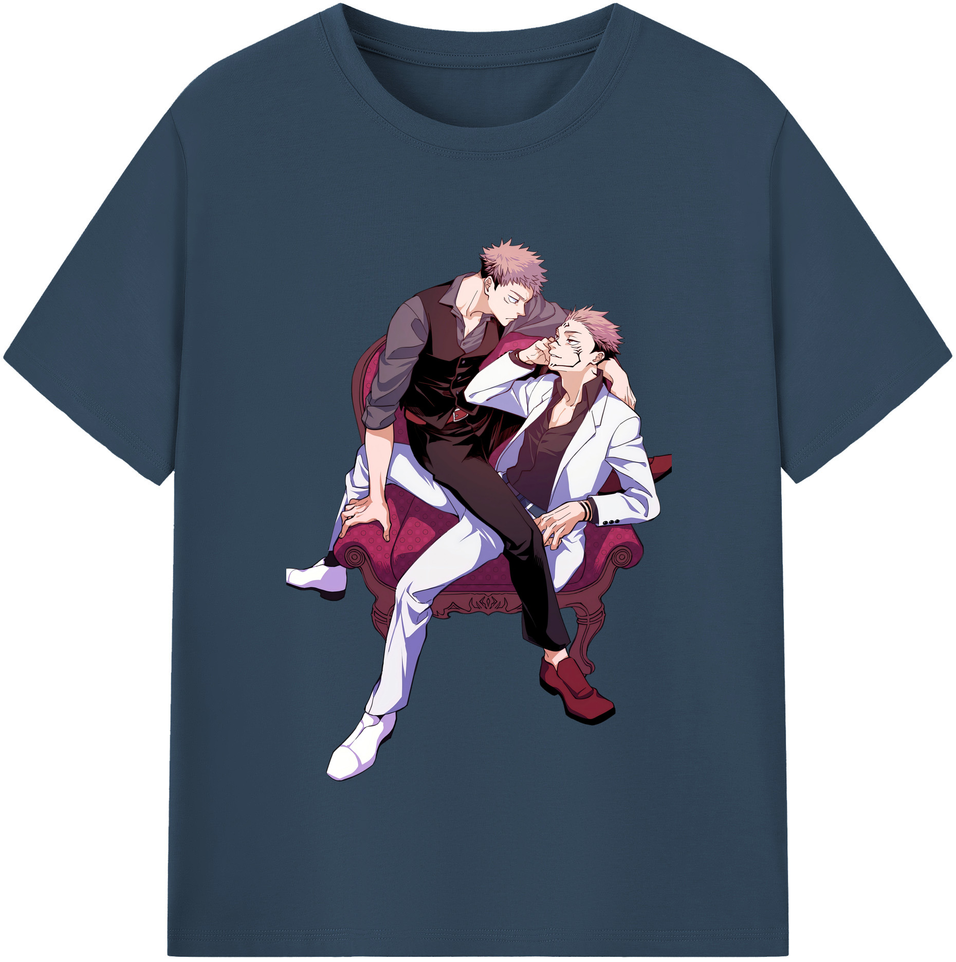 （画像用） 呪術廻戦 Jujutsu Kaisen レディースカジュアルプリントTシャツ（綿100％）