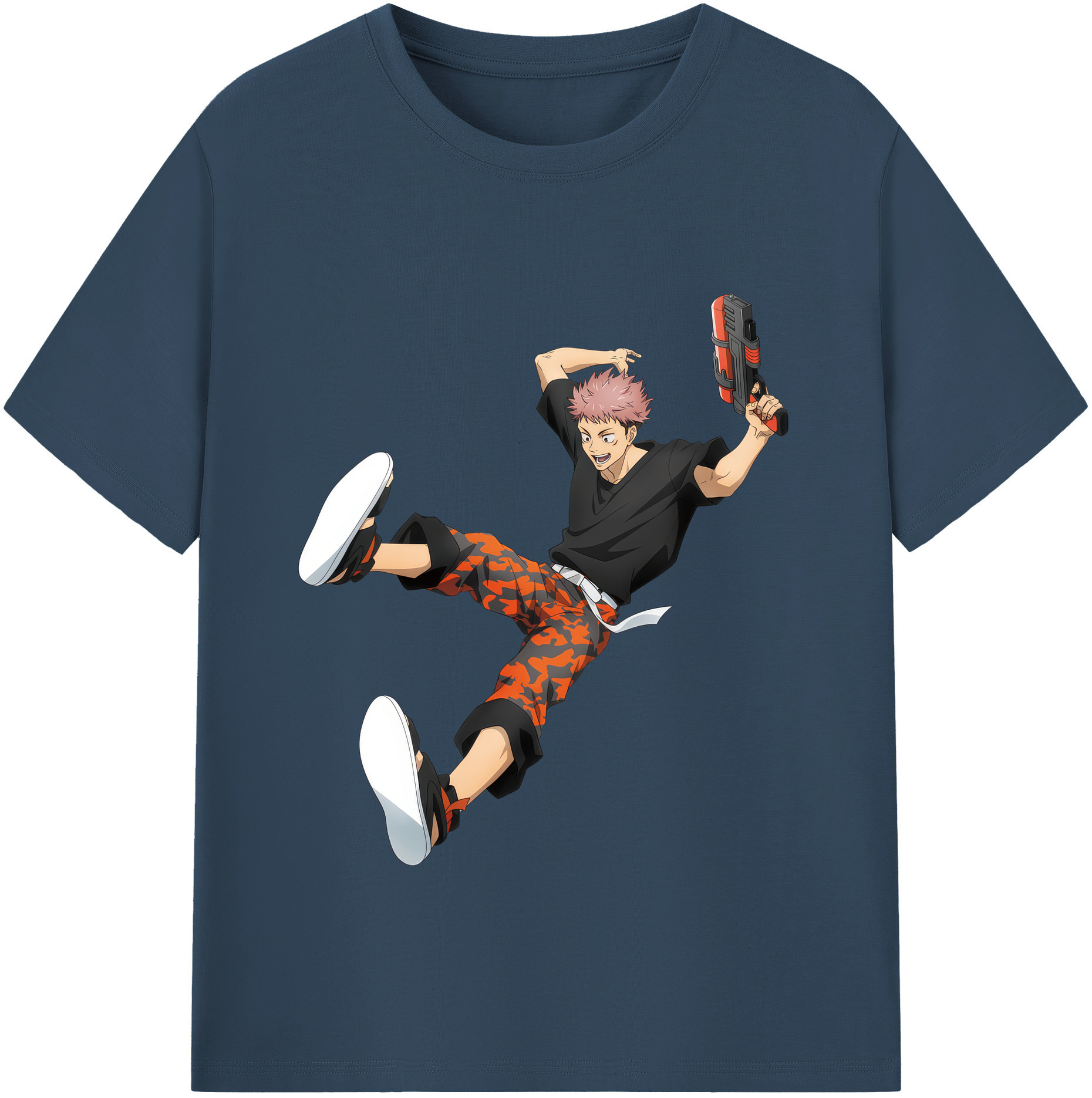 （画像用） 呪術廻戦 Jujutsu Kaisen レディースカジュアルプリントTシャツ（綿100％）