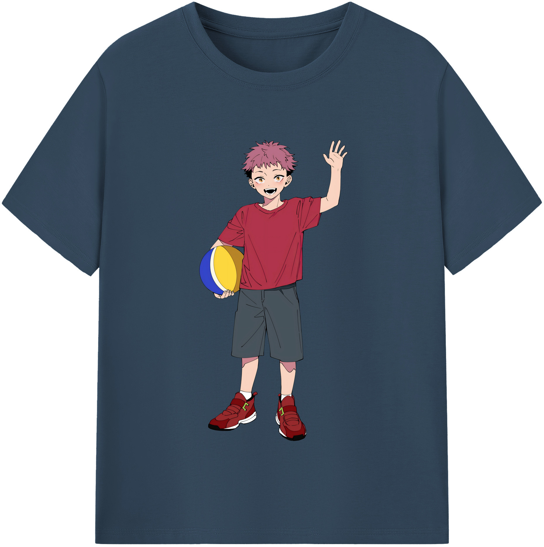 （画像用） 呪術廻戦 Jujutsu Kaisen レディースカジュアルプリントTシャツ（綿100％）
