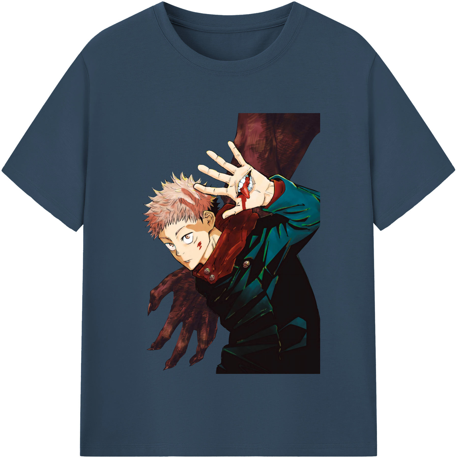 （画像用） 呪術廻戦 Jujutsu Kaisen レディースカジュアルプリントTシャツ（綿100％）