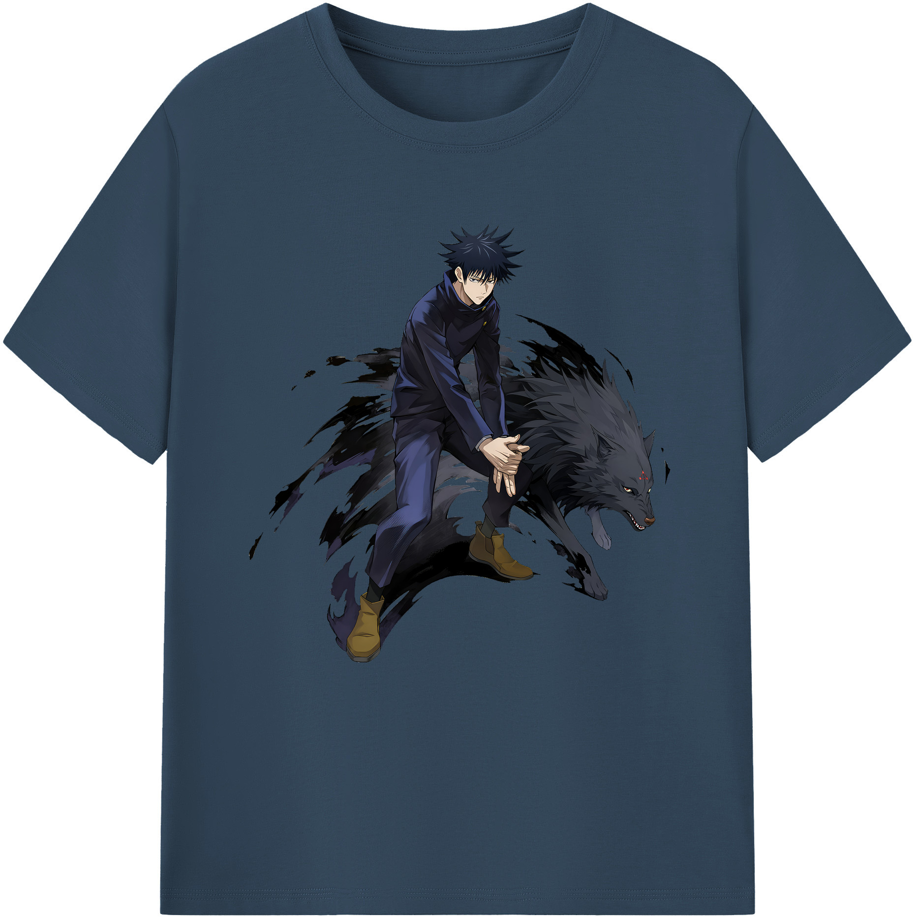 （画像用） 呪術廻戦 Jujutsu Kaisen レディースカジュアルプリントTシャツ（綿100％）