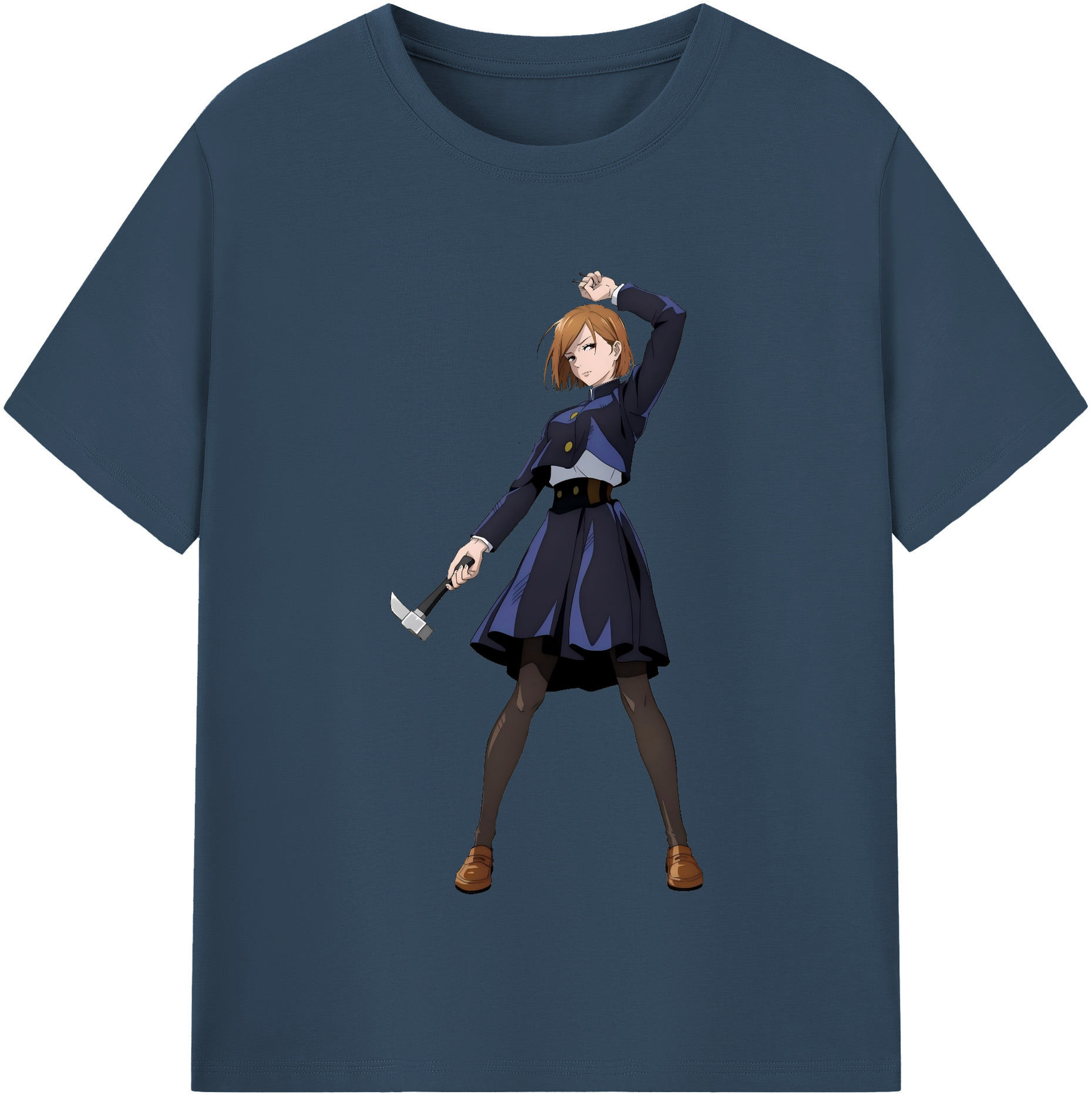 （画像用） 呪術廻戦 Jujutsu Kaisen レディースカジュアルプリントTシャツ（綿100％）
