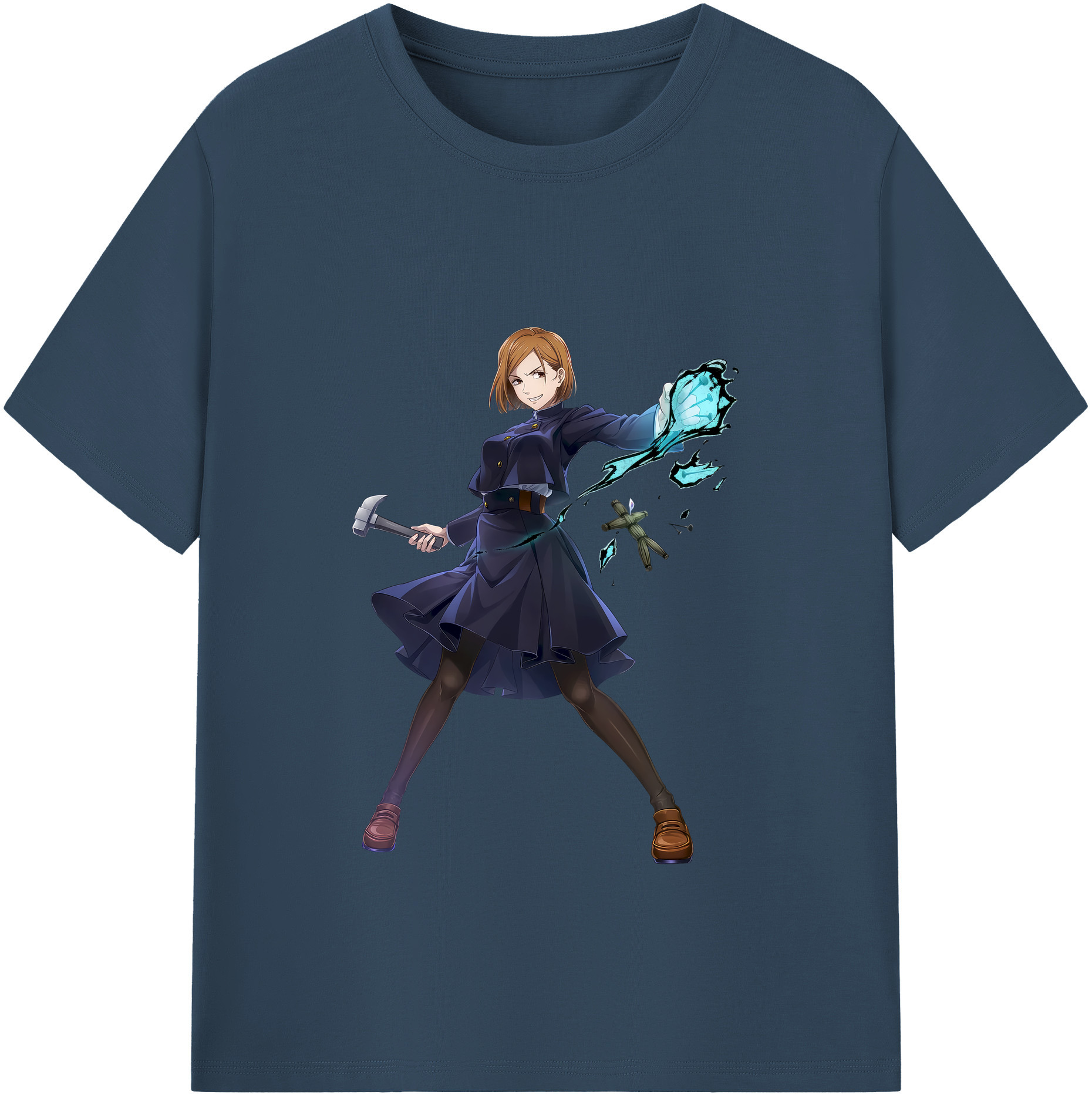 （画像用） 呪術廻戦 Jujutsu Kaisen レディースカジュアルプリントTシャツ（綿100％）
