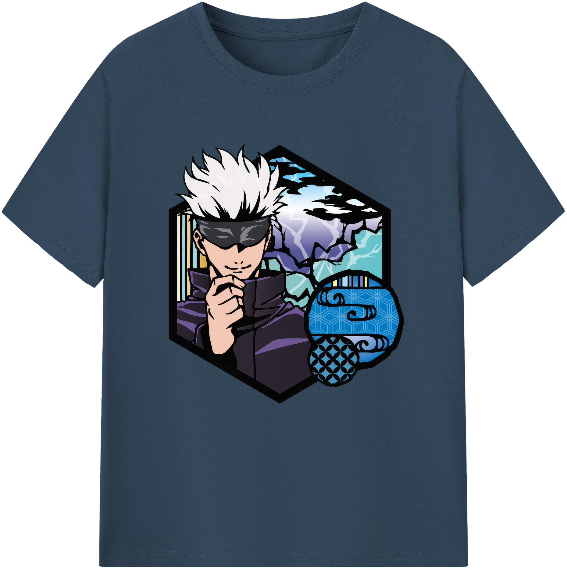 （画像用） 呪術廻戦 Jujutsu Kaisen レディースカジュアルプリントTシャツ（綿100％）