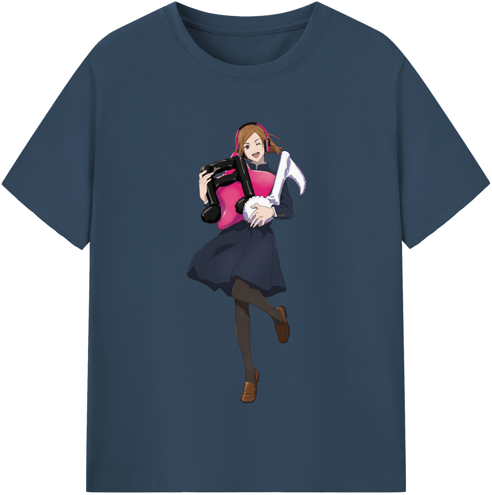（画像用） 呪術廻戦 Jujutsu Kaisen レディースカジュアルプリントTシャツ（綿100％）