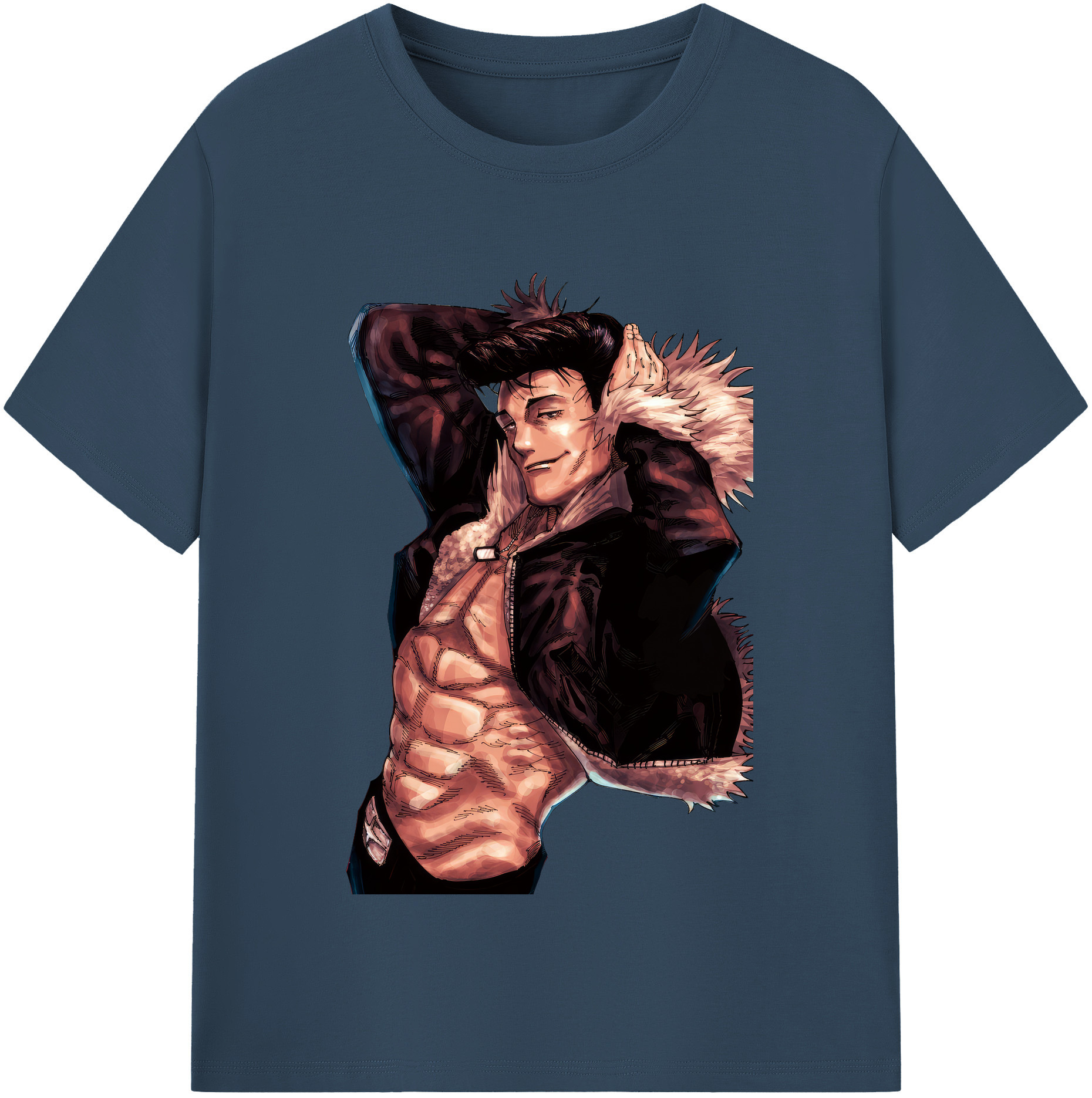 （画像用） 呪術廻戦 Jujutsu Kaisen レディースカジュアルプリントTシャツ（綿100％）