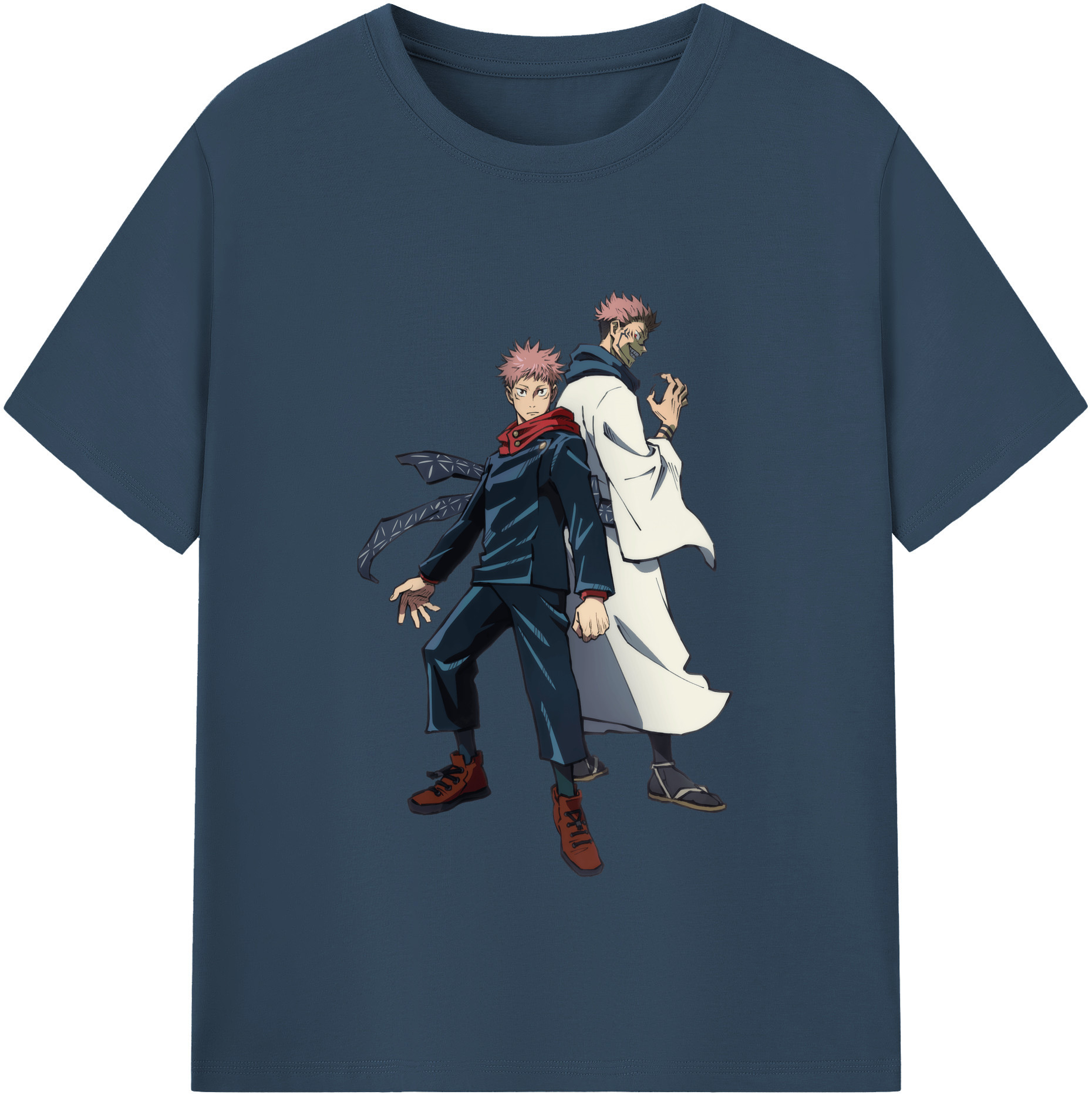 （画像用） 呪術廻戦 Jujutsu Kaisen レディースカジュアルプリントTシャツ（綿100％）
