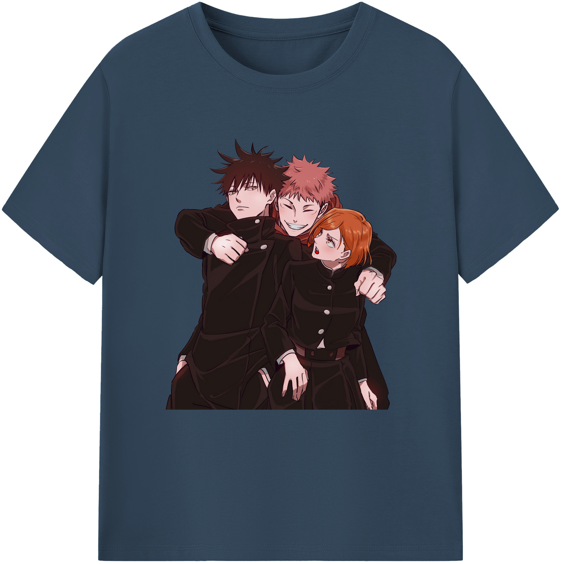 （画像用） 呪術廻戦 Jujutsu Kaisen レディースカジュアルプリントTシャツ（綿100％）