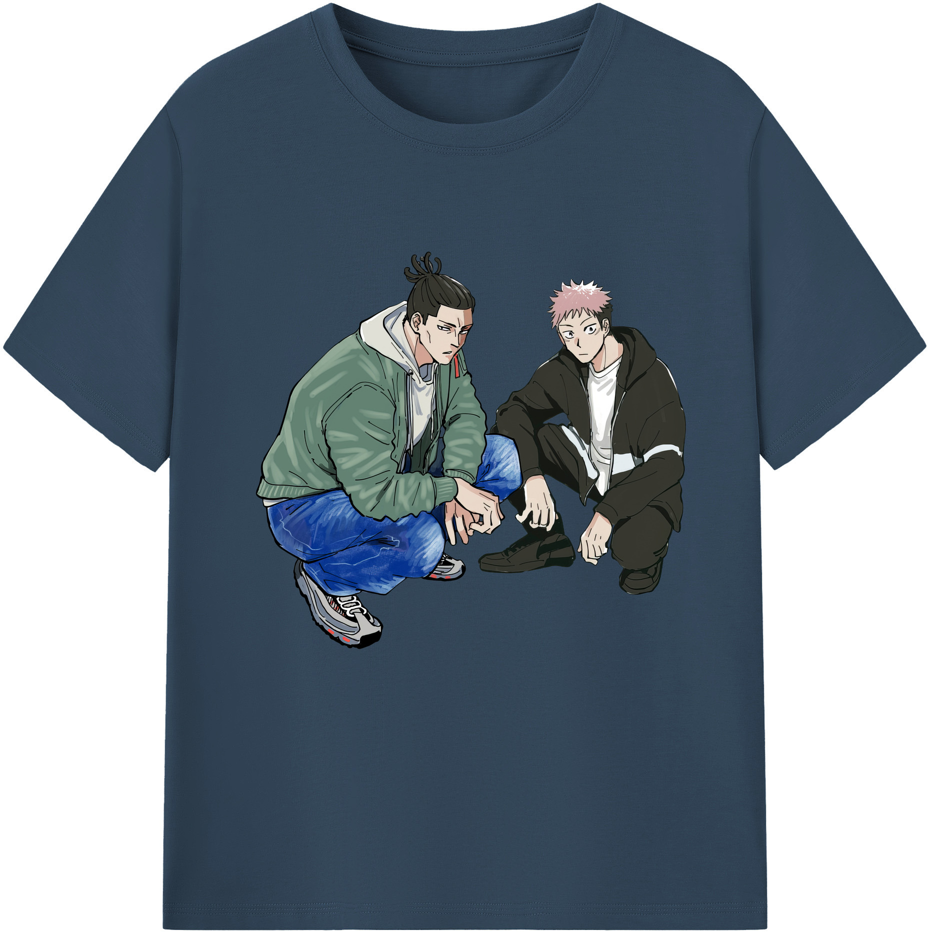（画像用） 呪術廻戦 Jujutsu Kaisen レディースカジュアルプリントTシャツ（綿100％）