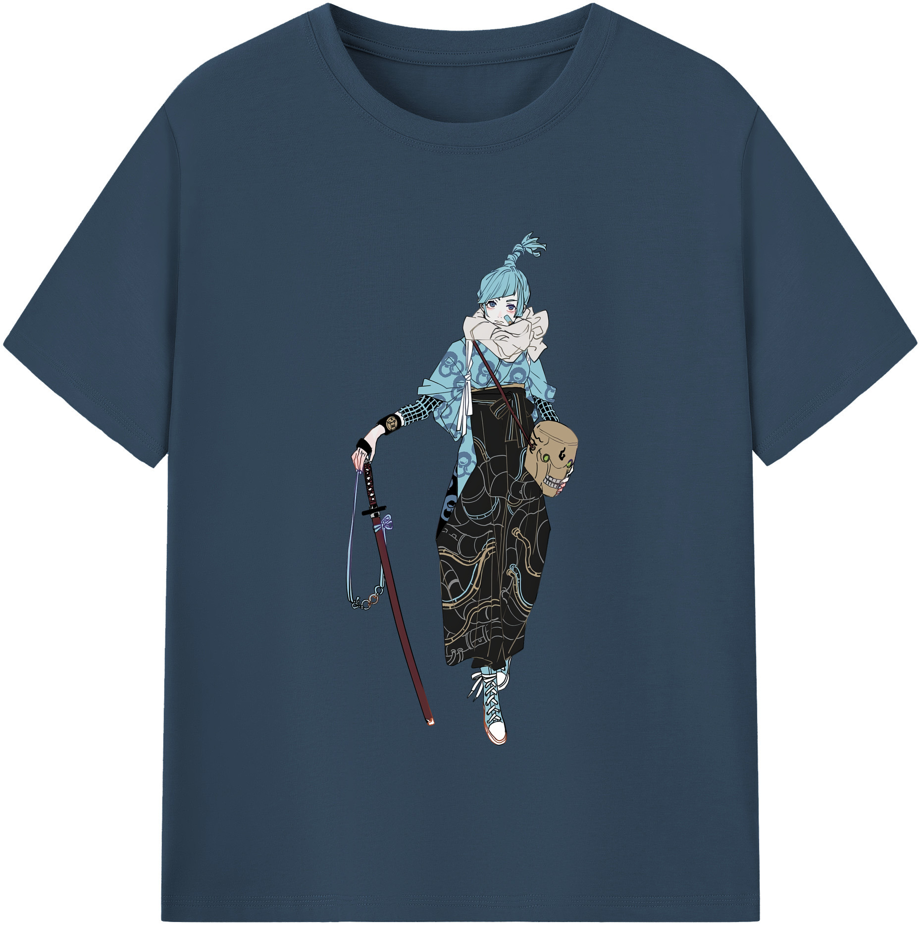 （画像用） 呪術廻戦 Jujutsu Kaisen レディースカジュアルプリントTシャツ（綿100％）