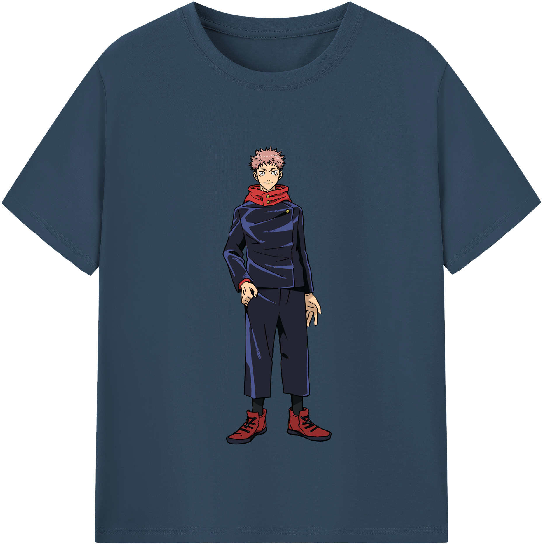 （画像用） 呪術廻戦 Jujutsu Kaisen レディースカジュアルプリントTシャツ（綿100％）