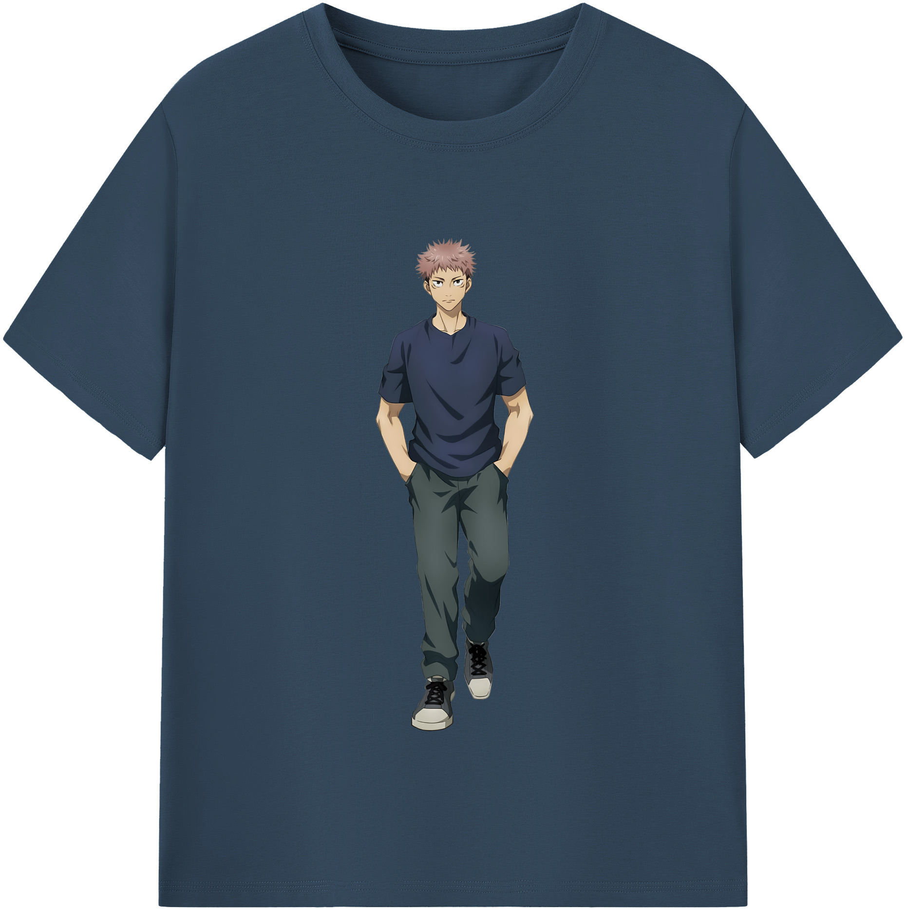 （画像用） 呪術廻戦 Jujutsu Kaisen レディースカジュアルプリントTシャツ（綿100％）