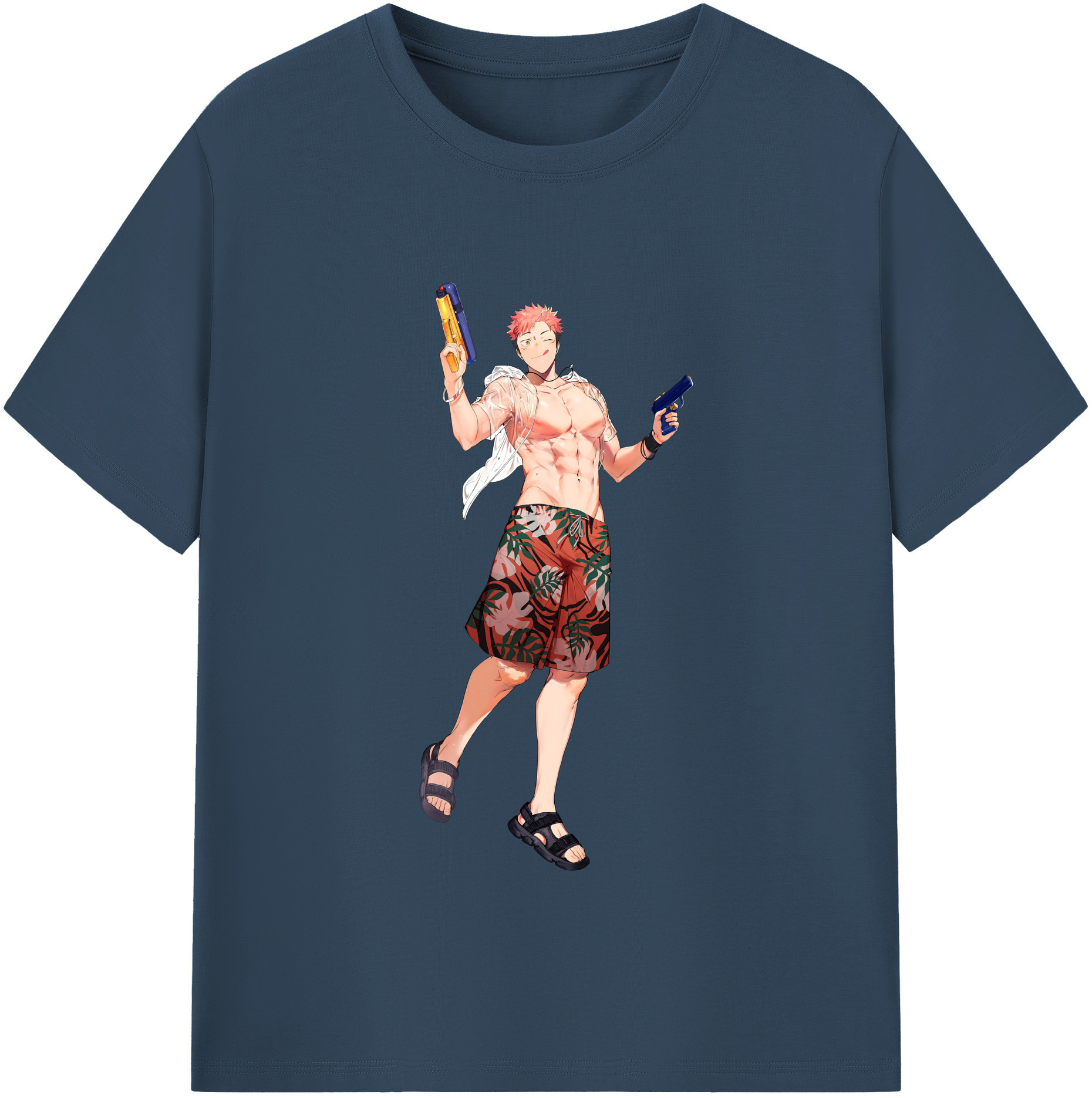 （画像用） 呪術廻戦 Jujutsu Kaisen レディースカジュアルプリントTシャツ（綿100％）