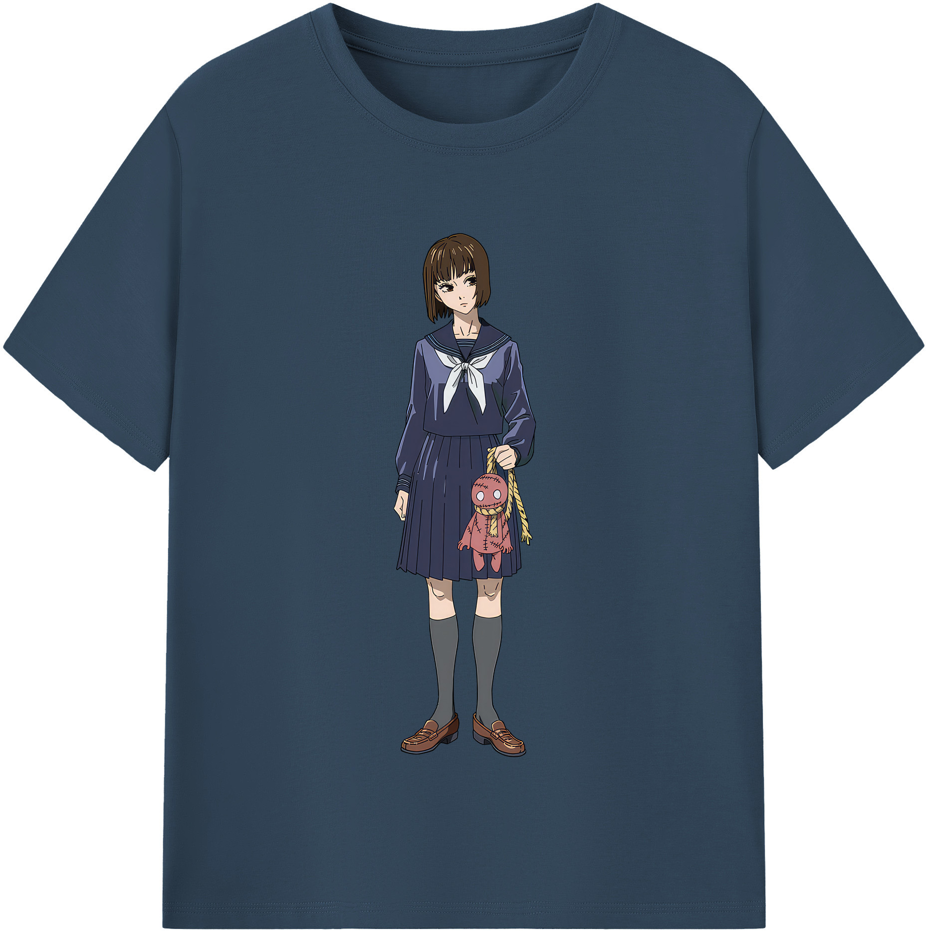 （画像用） 呪術廻戦 Jujutsu Kaisen レディースカジュアルプリントTシャツ（綿100％）