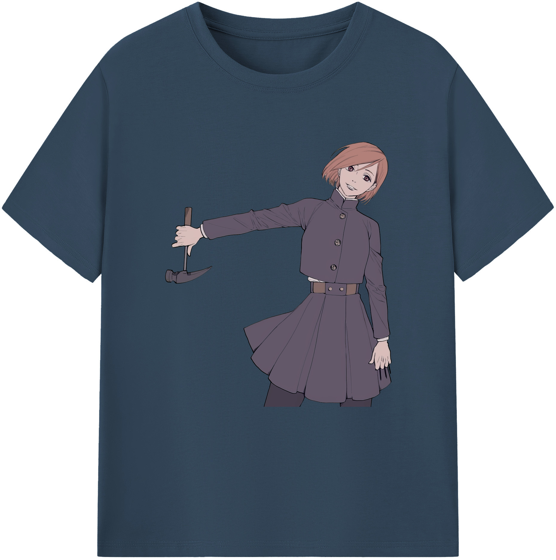 （画像用） 呪術廻戦 Jujutsu Kaisen レディースカジュアルプリントTシャツ（綿100％）