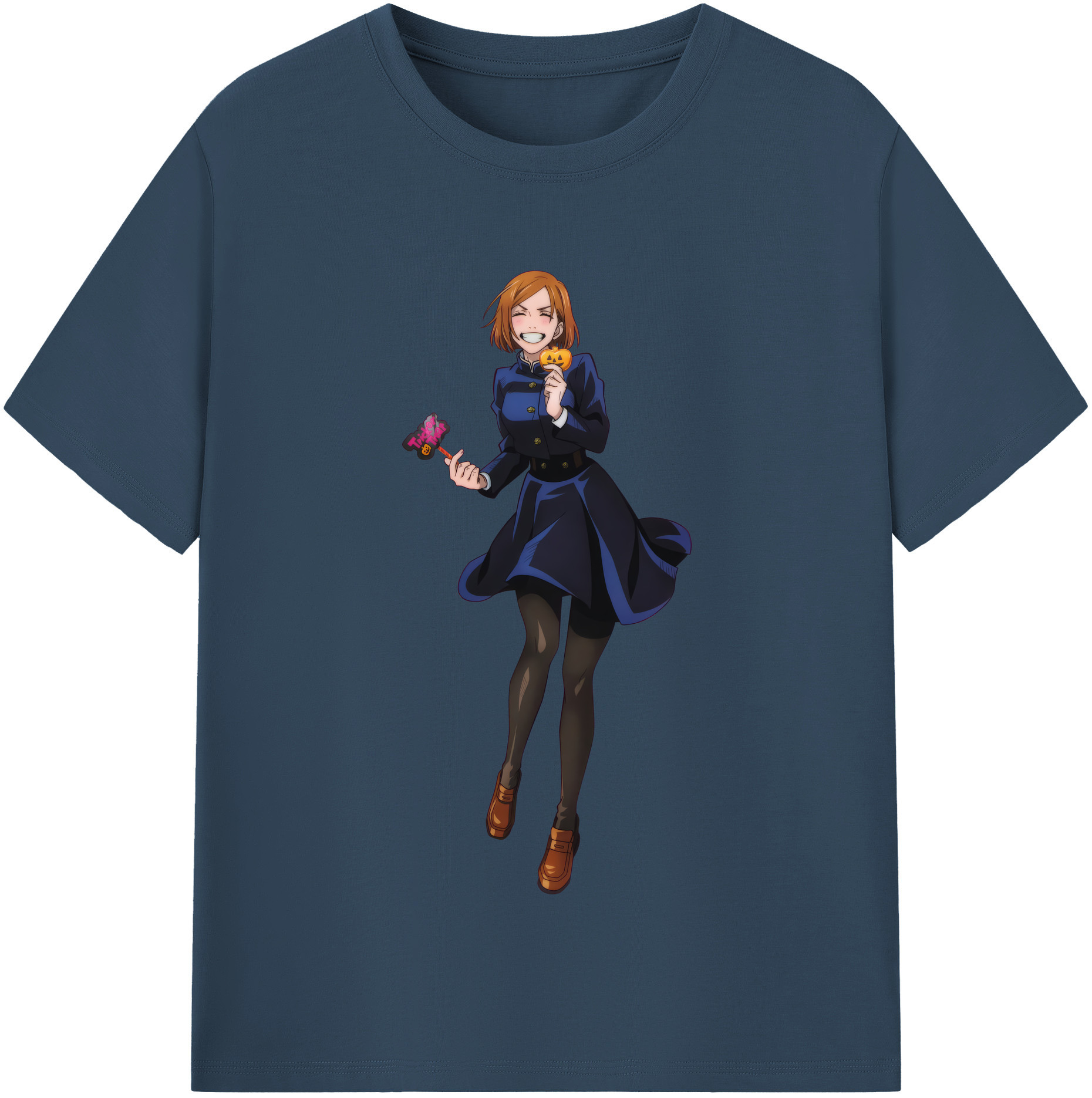 （画像用） 呪術廻戦 Jujutsu Kaisen レディースカジュアルプリントTシャツ（綿100％）