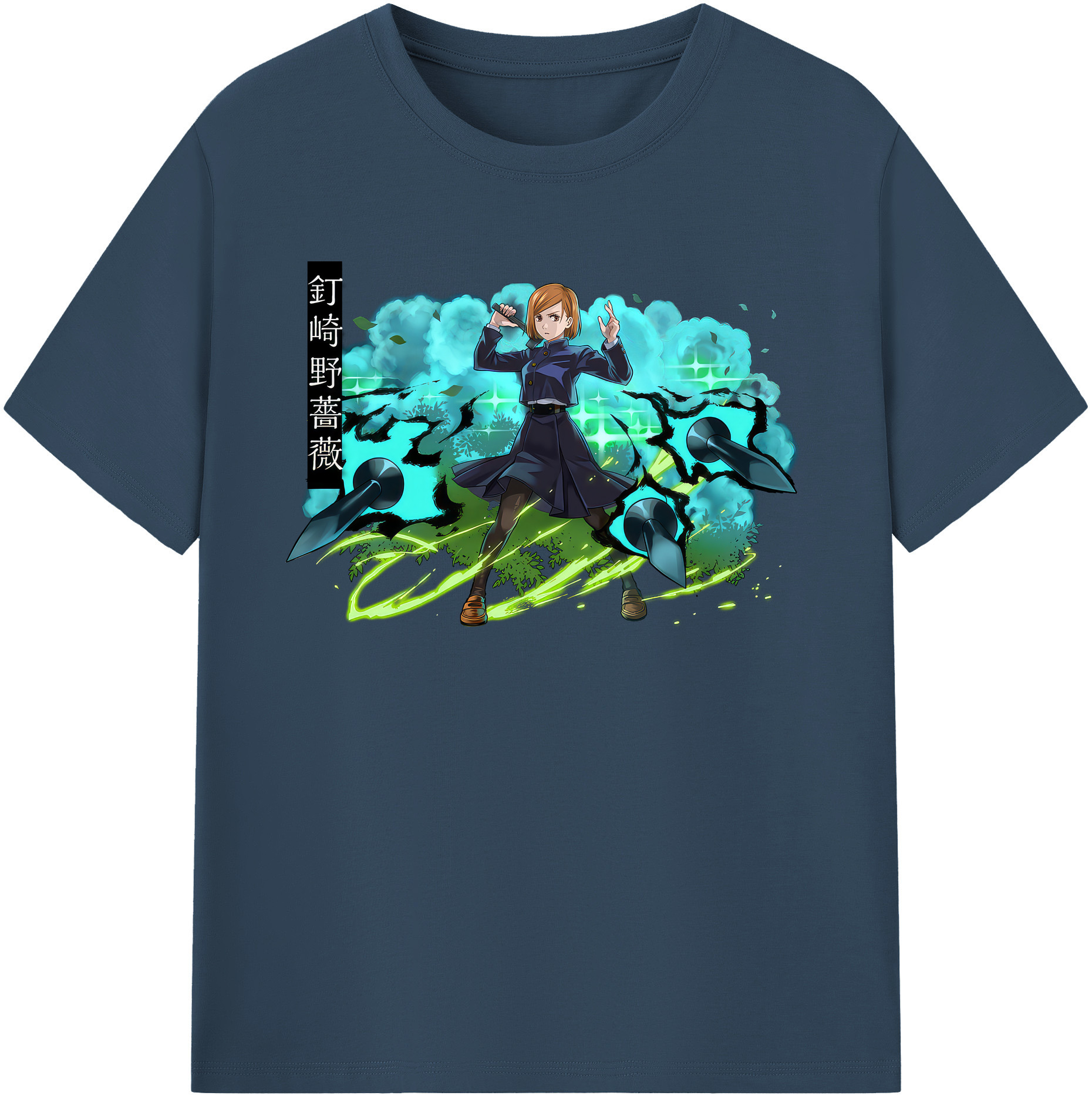 （画像用） 呪術廻戦 Jujutsu Kaisen レディースカジュアルプリントTシャツ（綿100％）