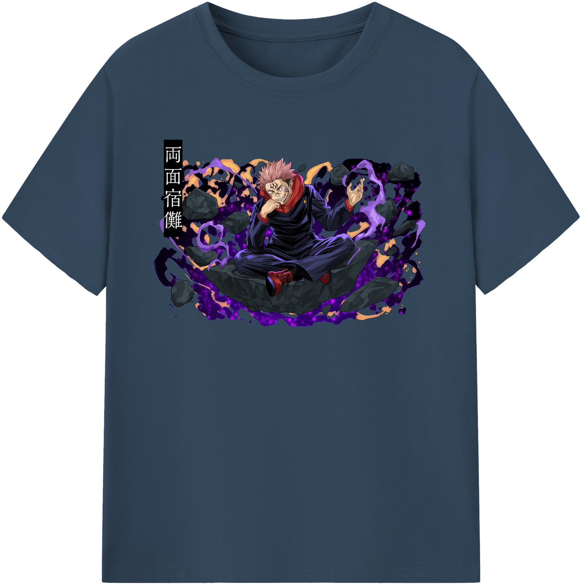（画像用） 呪術廻戦 Jujutsu Kaisen レディースカジュアルプリントTシャツ（綿100％）
