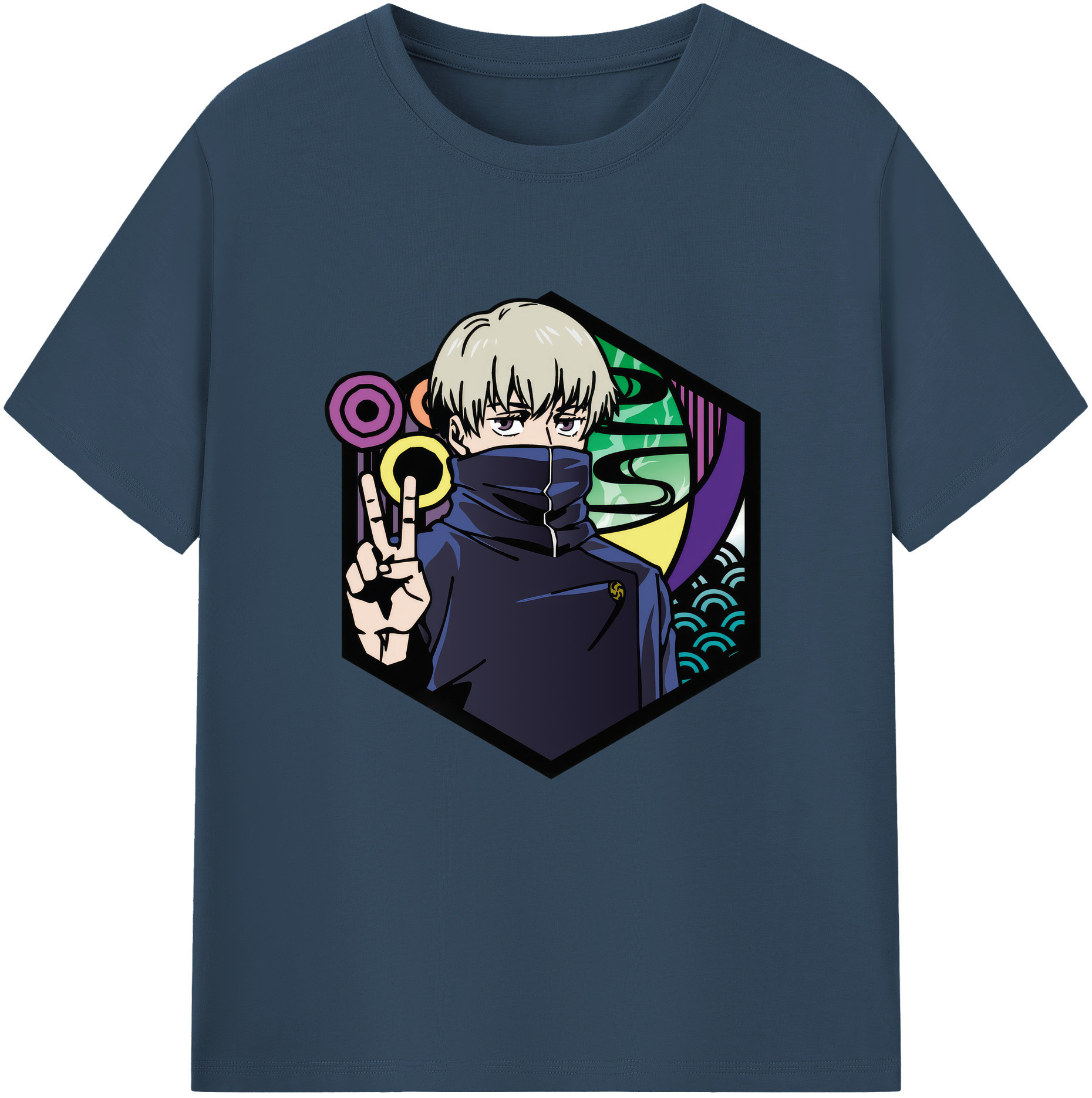 （画像用） 呪術廻戦 Jujutsu Kaisen レディースカジュアルプリントTシャツ（綿100％）