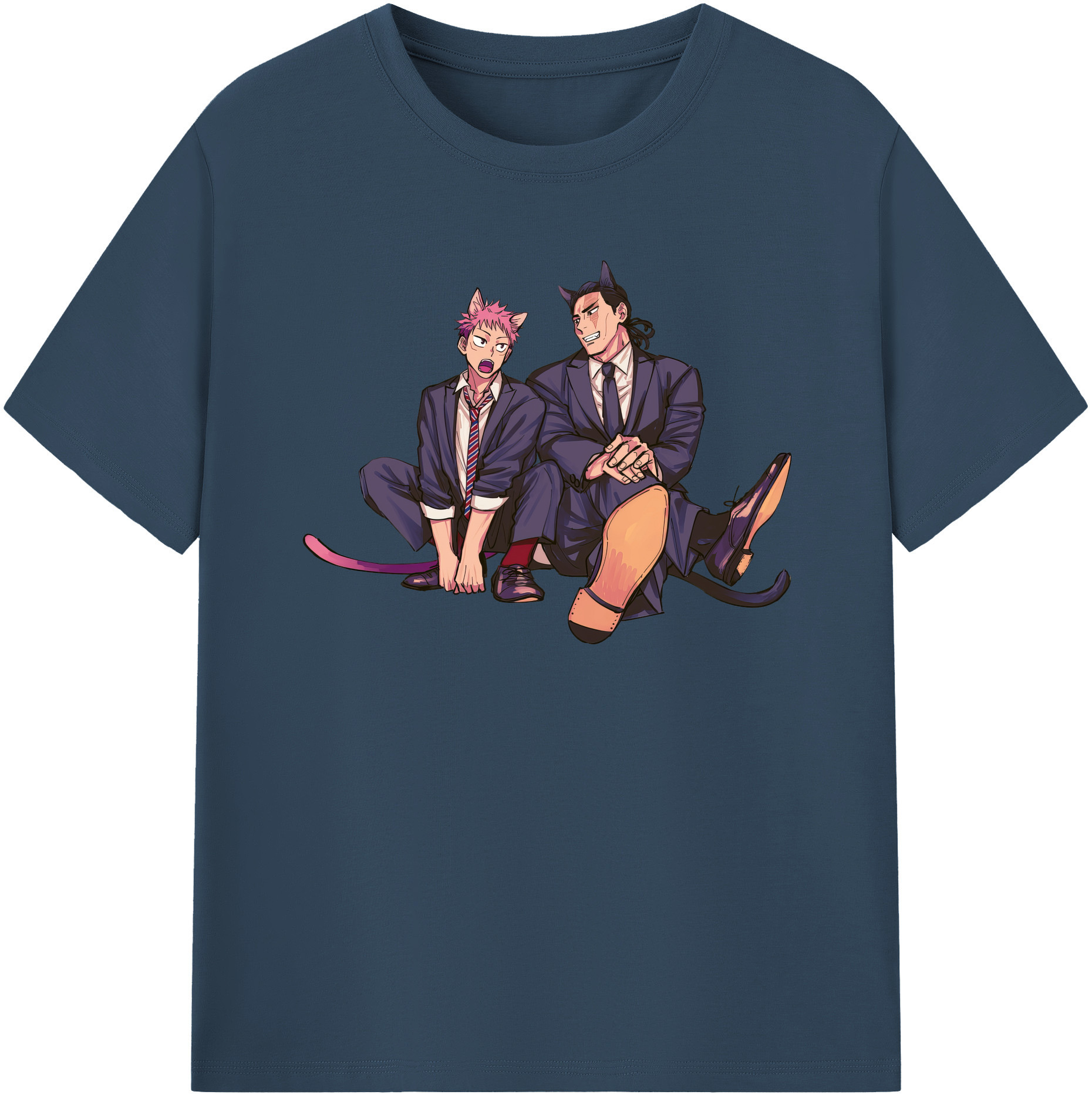 （画像用） 呪術廻戦 Jujutsu Kaisen レディースカジュアルプリントTシャツ（綿100％）