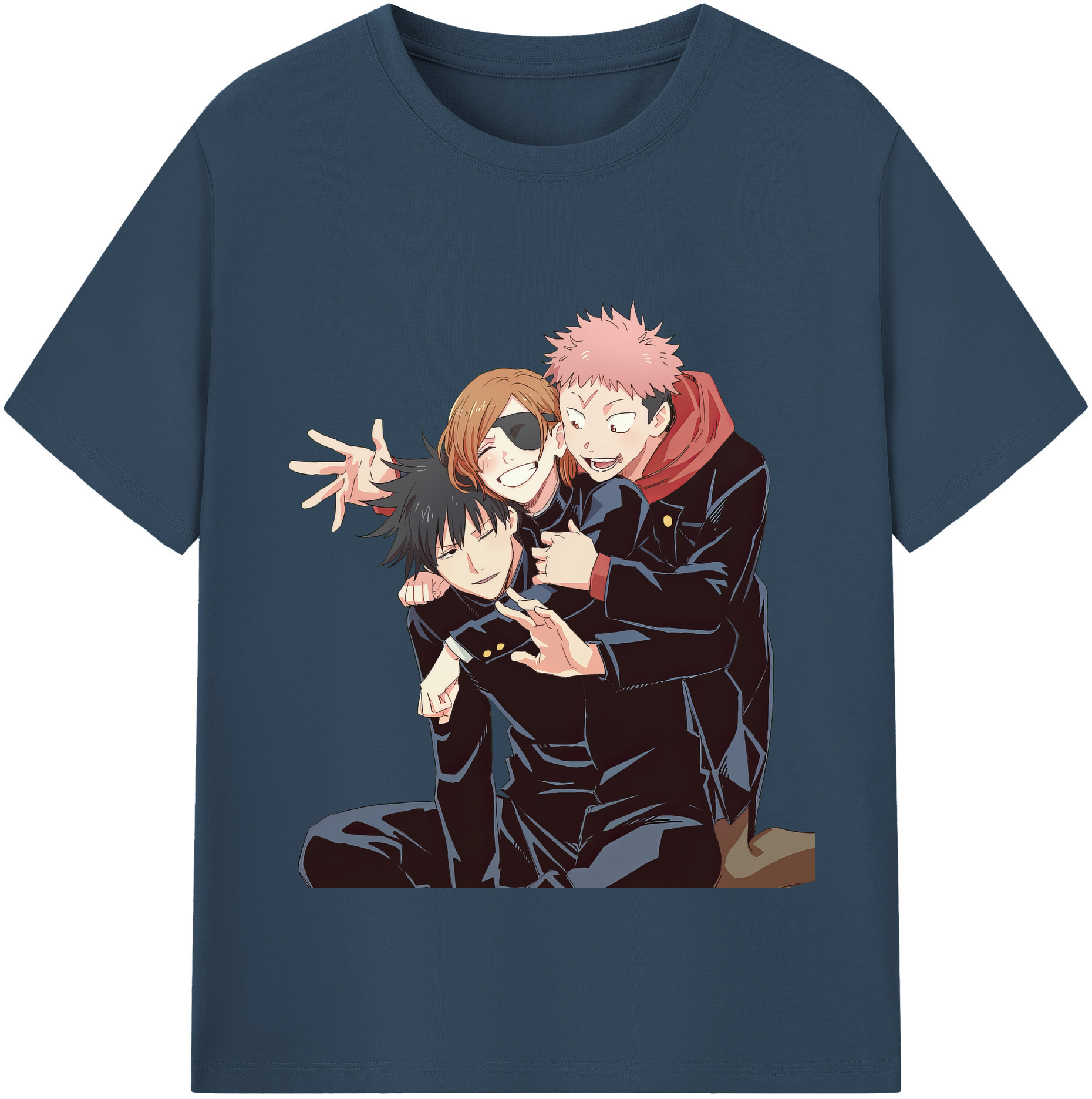 （画像用） 呪術廻戦 Jujutsu Kaisen レディースカジュアルプリントTシャツ（綿100％）