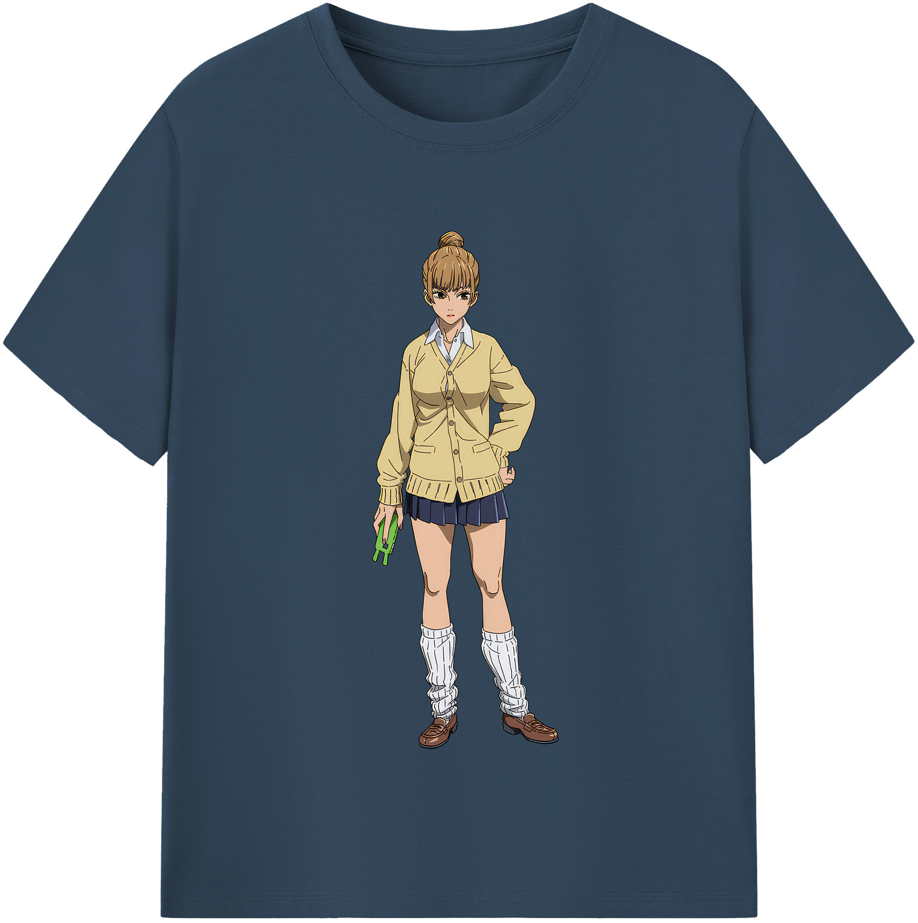 （画像用） 呪術廻戦 Jujutsu Kaisen レディースカジュアルプリントTシャツ（綿100％）
