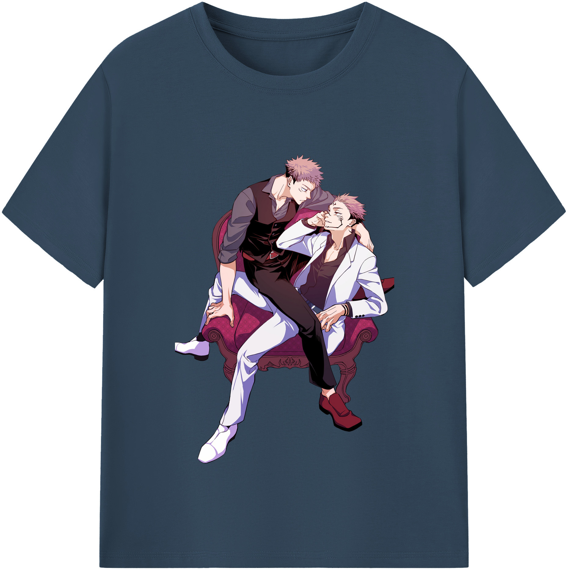 （画像用） 呪術廻戦 Jujutsu Kaisen レディースカジュアルプリントTシャツ（綿100％）