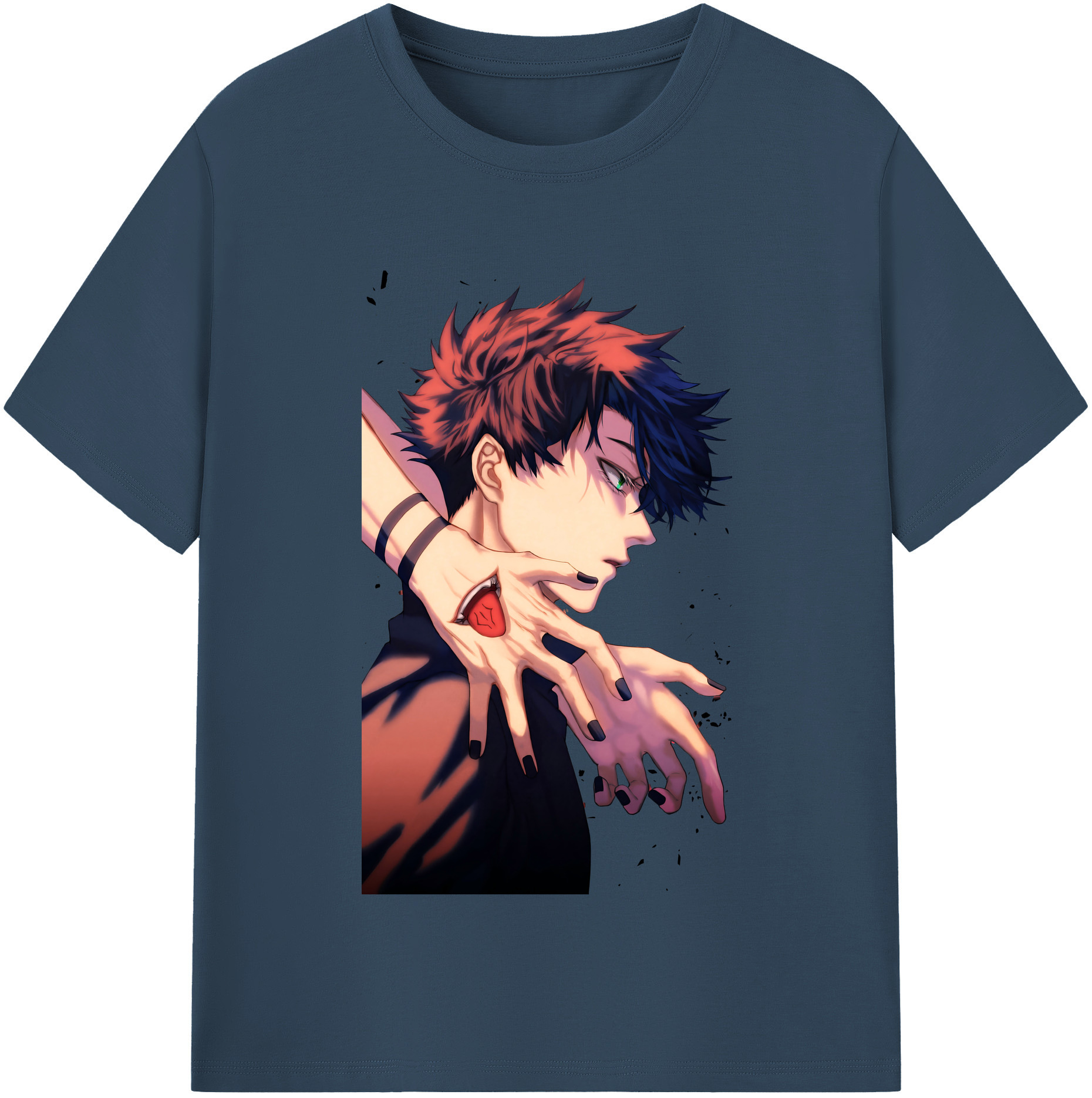 （画像用） 呪術廻戦 Jujutsu Kaisen レディースカジュアルプリントTシャツ（綿100％）