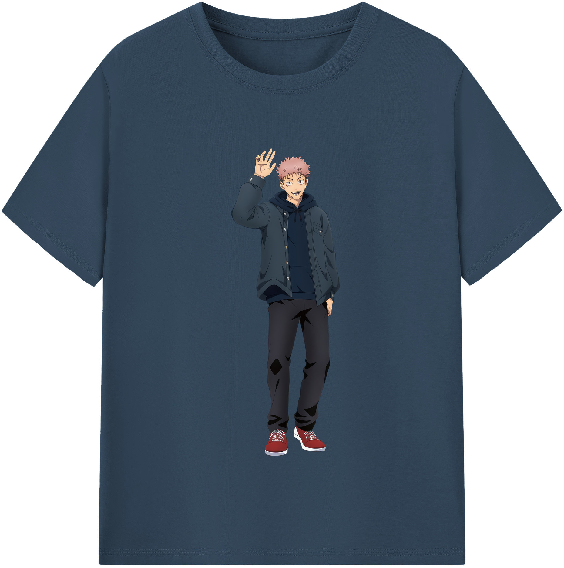 （画像用） 呪術廻戦 Jujutsu Kaisen レディースカジュアルプリントTシャツ（綿100％）