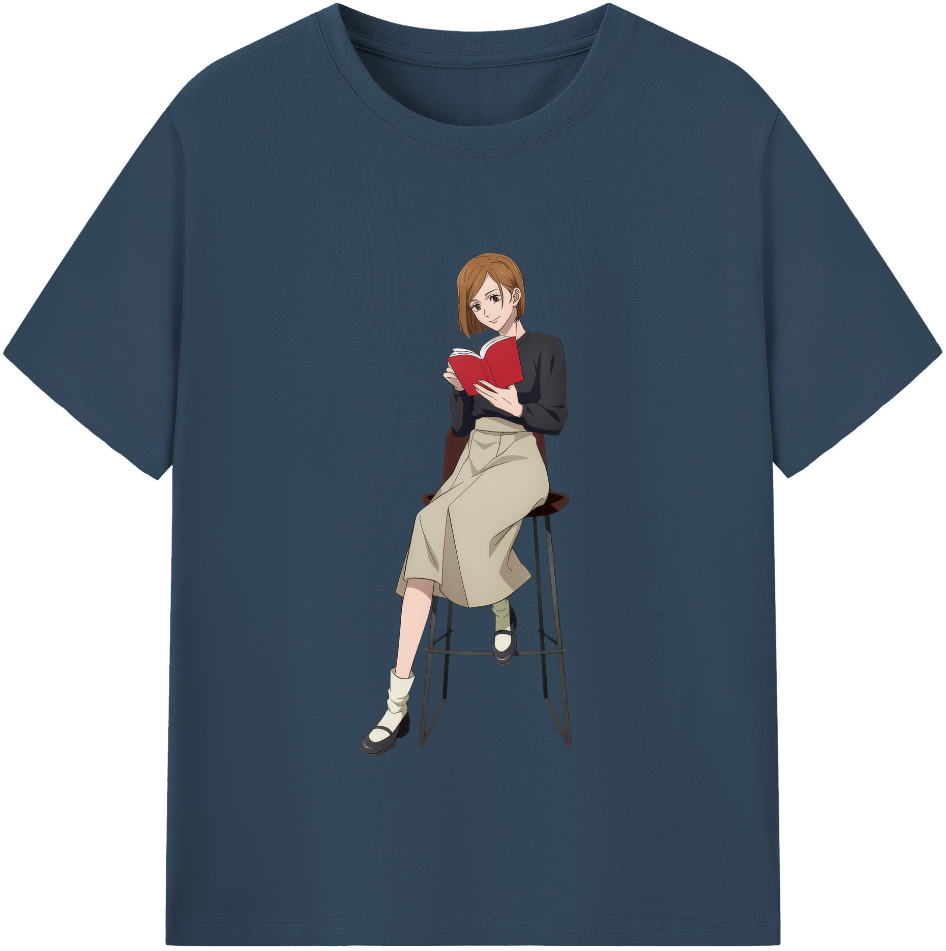 （画像用） 呪術廻戦 Jujutsu Kaisen レディースカジュアルプリントTシャツ（綿100％）