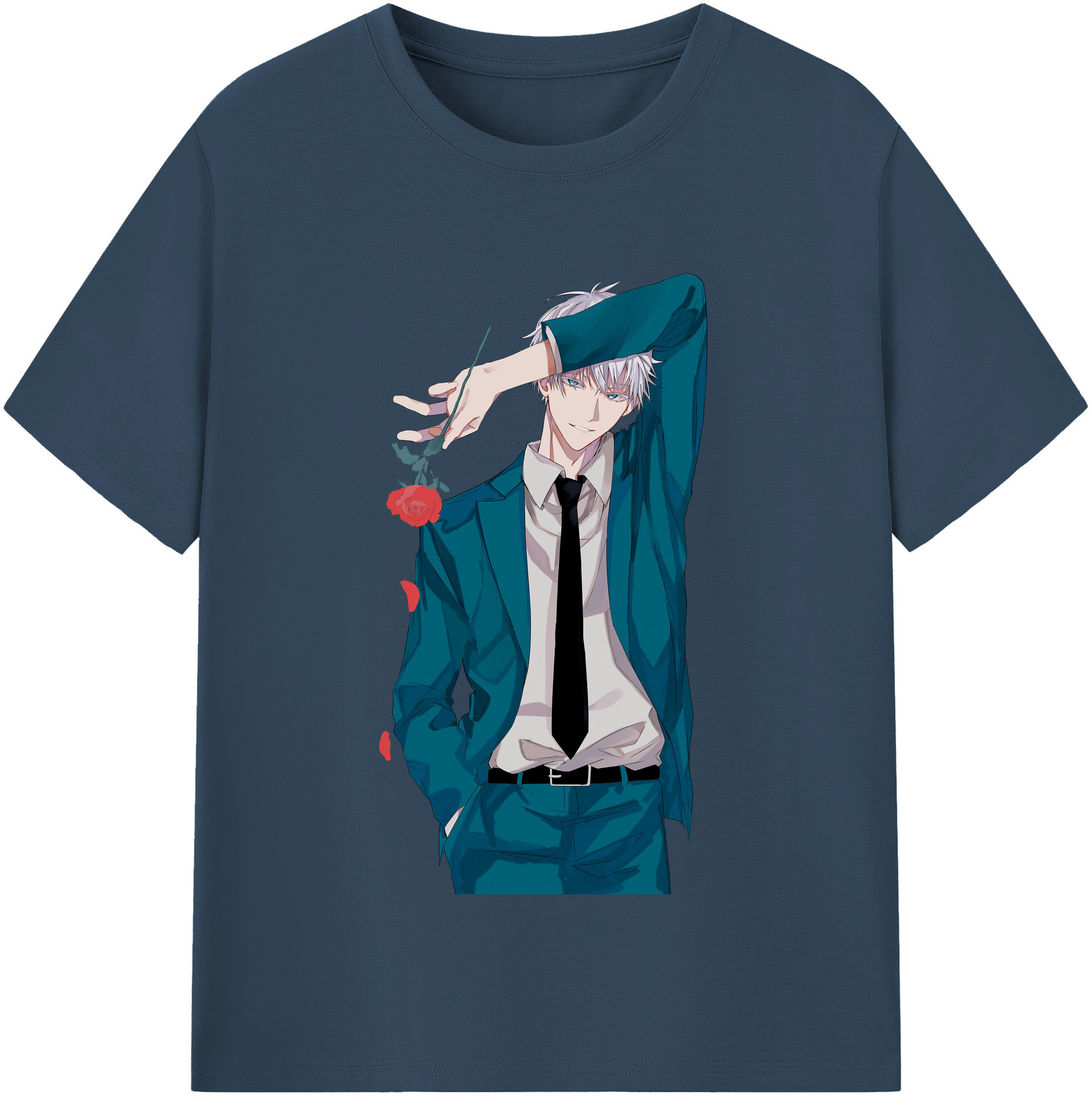 （画像用） 呪術廻戦 Jujutsu Kaisen レディースカジュアルプリントTシャツ（綿100％）