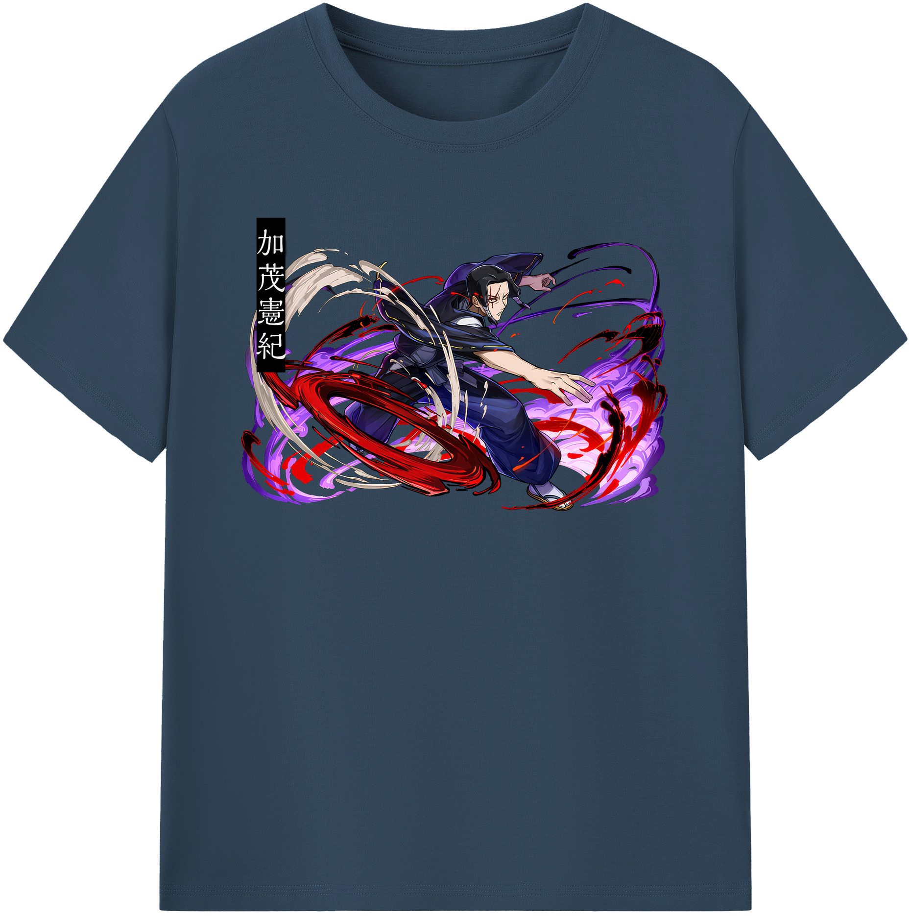 （画像用） 呪術廻戦 Jujutsu Kaisen レディースカジュアルプリントTシャツ（綿100％）