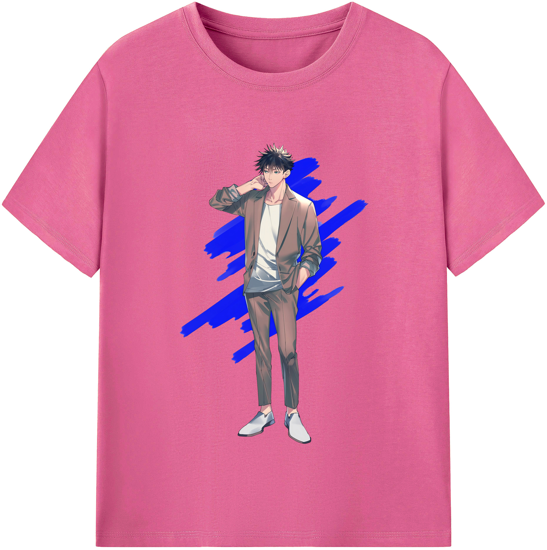 （画像用） 呪術廻戦 Jujutsu Kaisen レディースカジュアルプリントTシャツ（綿100％）