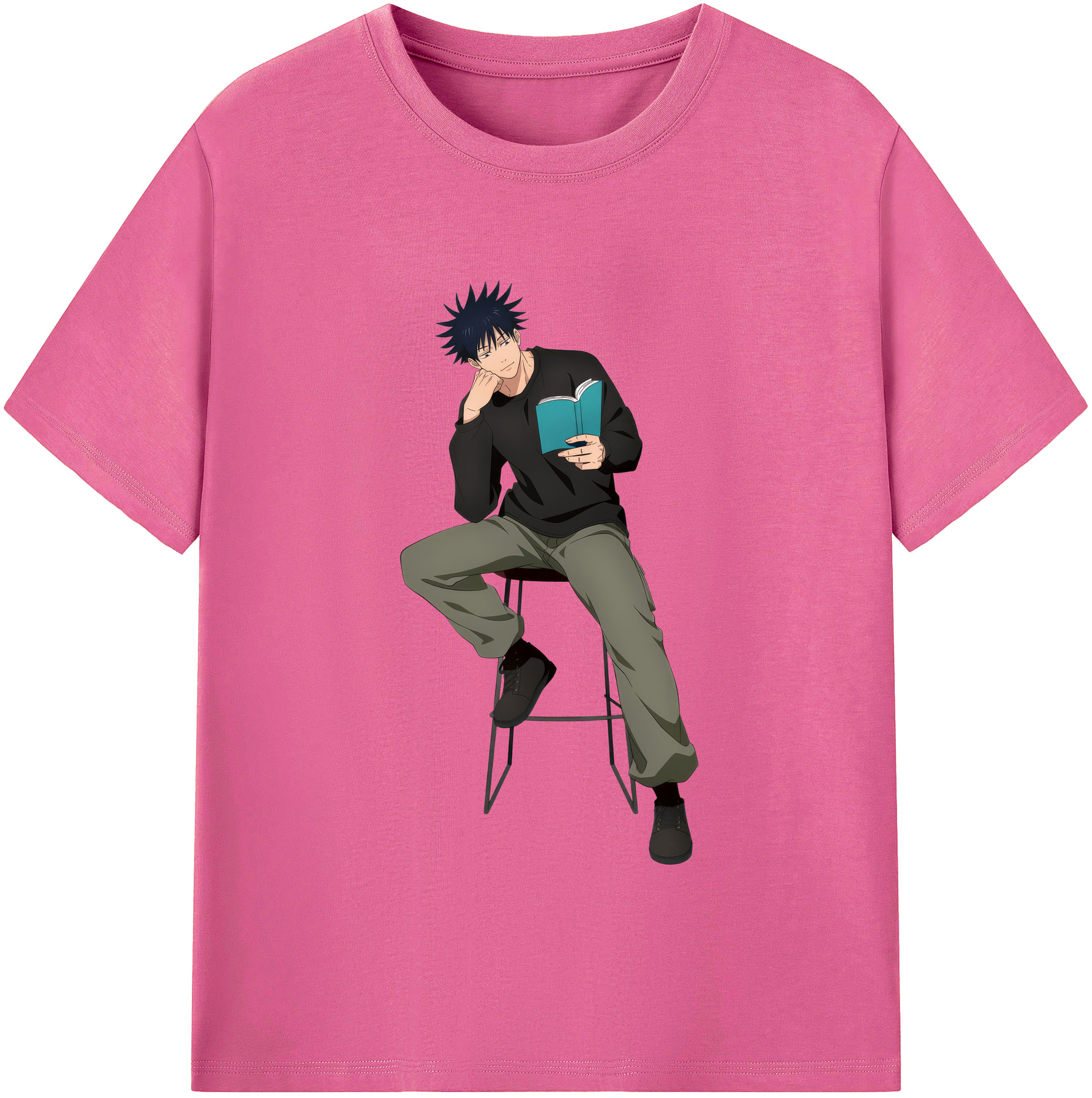 （画像用） 呪術廻戦 Jujutsu Kaisen レディースカジュアルプリントTシャツ（綿100％）
