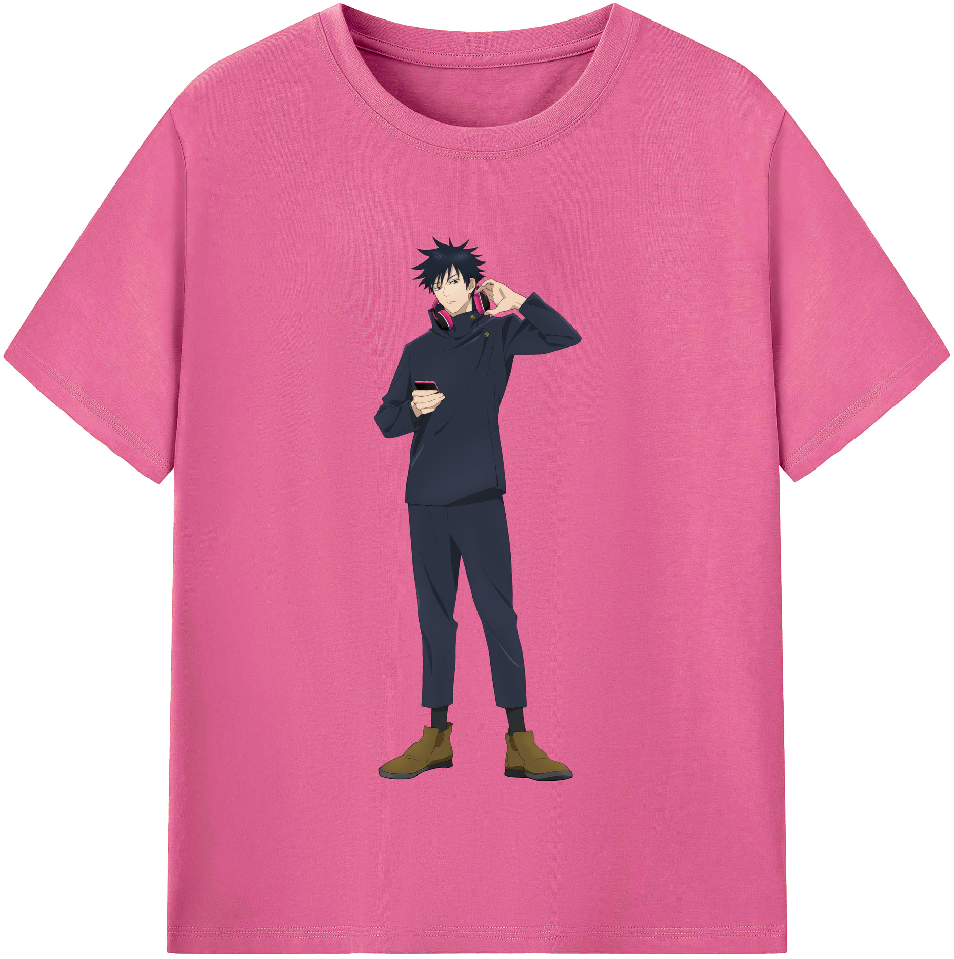 （画像用） 呪術廻戦 Jujutsu Kaisen レディースカジュアルプリントTシャツ（綿100％）